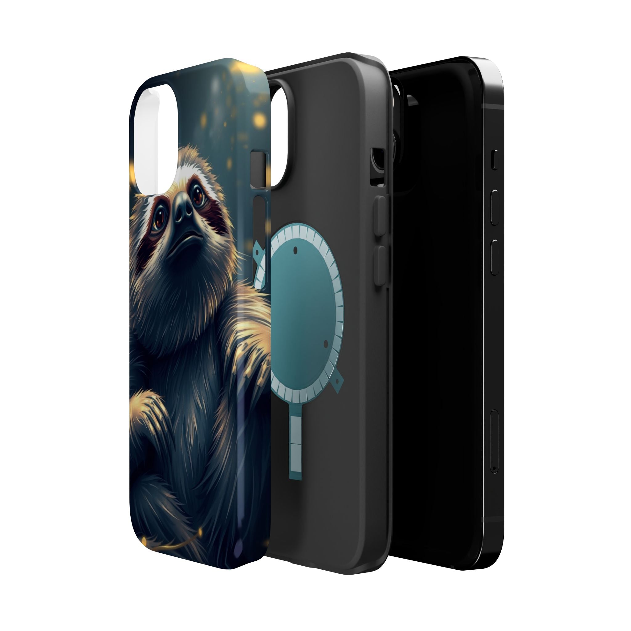 iPhone Vibrant Cozy Sloth Mode Design Slim Everyday Designer Case · iPhone Case