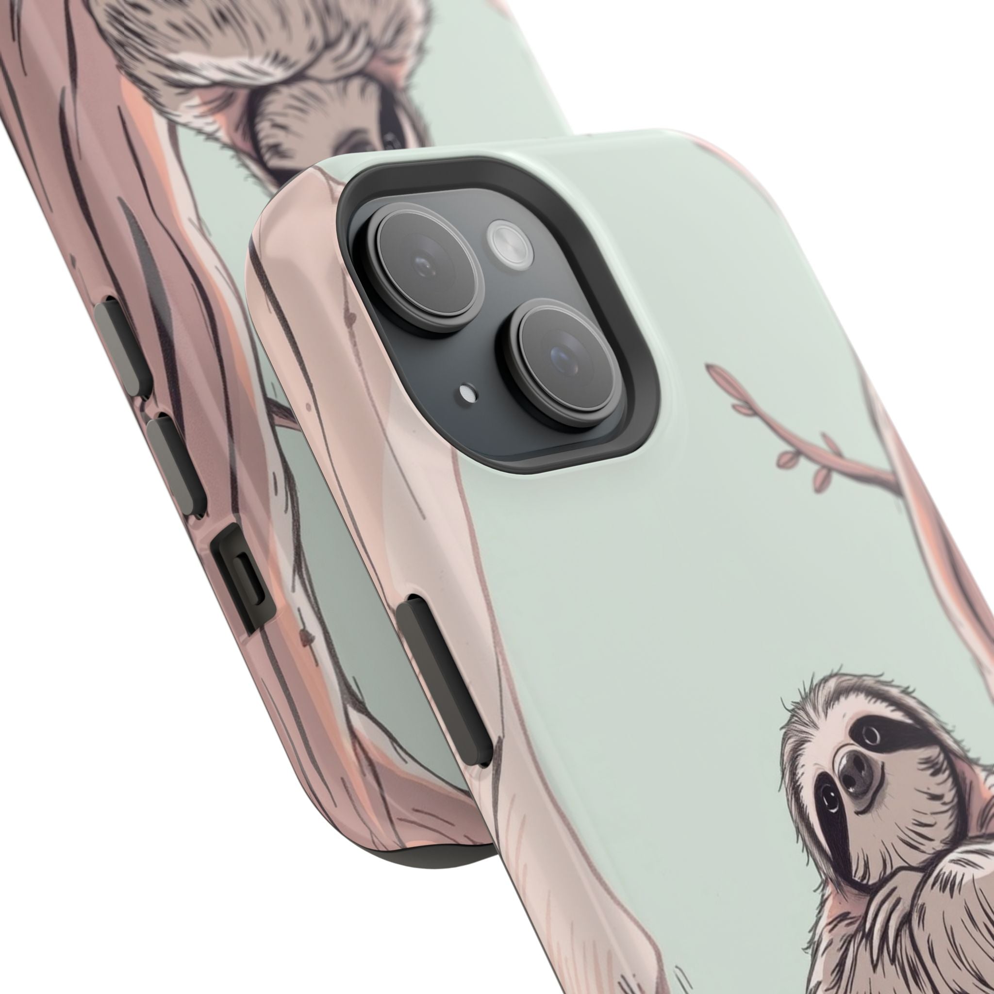 iPhone Cozy Sloth Mode Hand-Drawn Sketch Slim Everyday Designer Case · iPhone Ca
