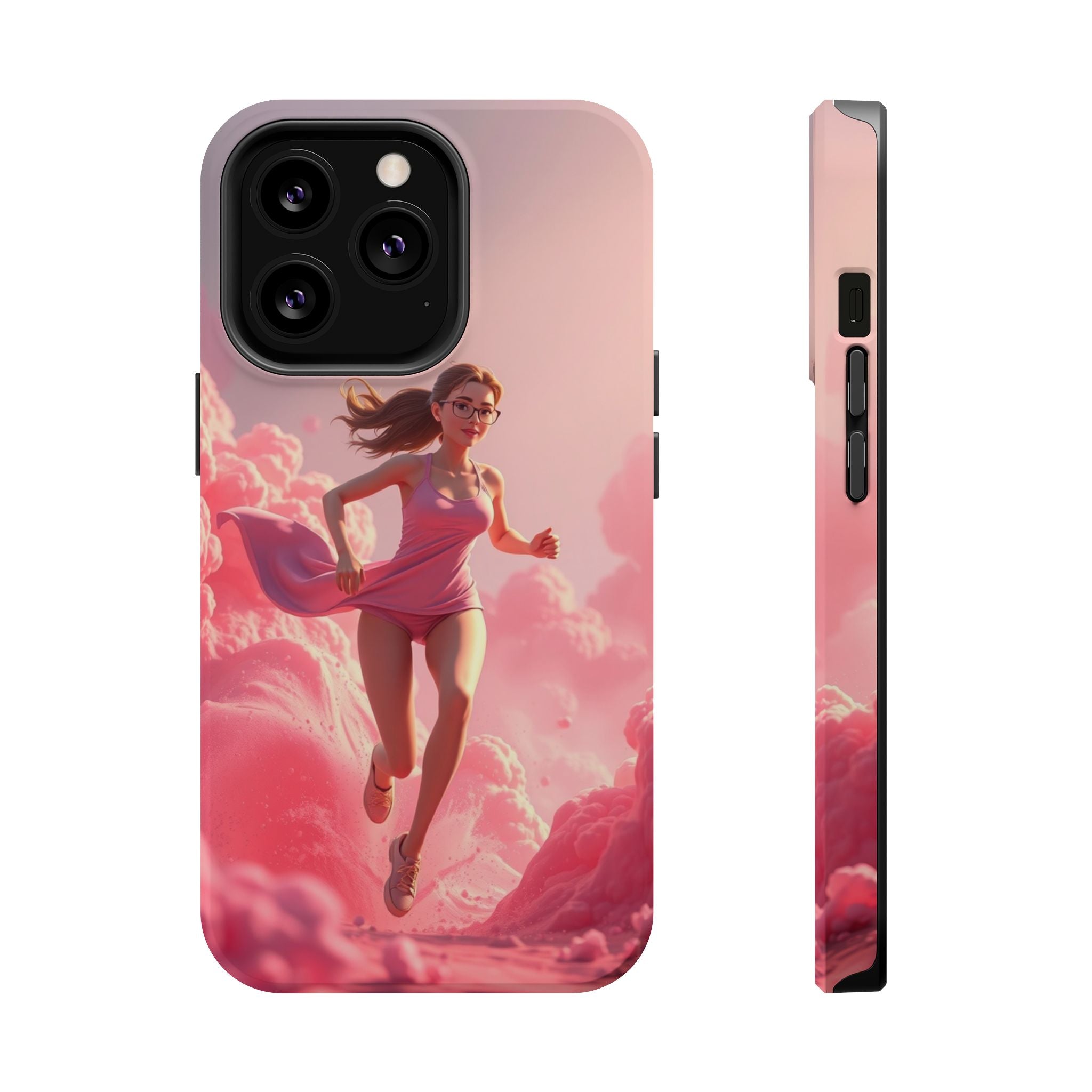 iPhone on Fumes 3D Digital Bold Modern Everyday Snap Case · iPhone Case