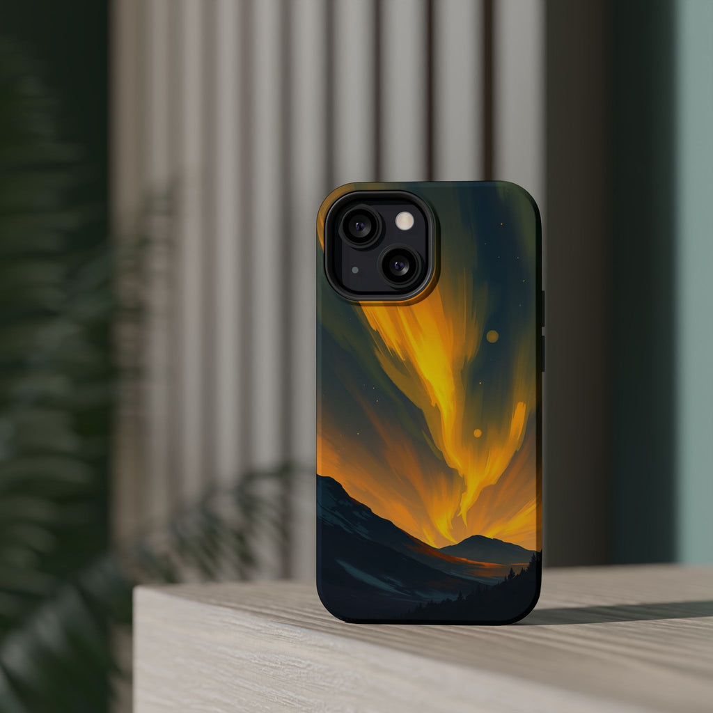 iPhone Serene Northern Lights Design Slim Everyday Designer Case · iPhone Case