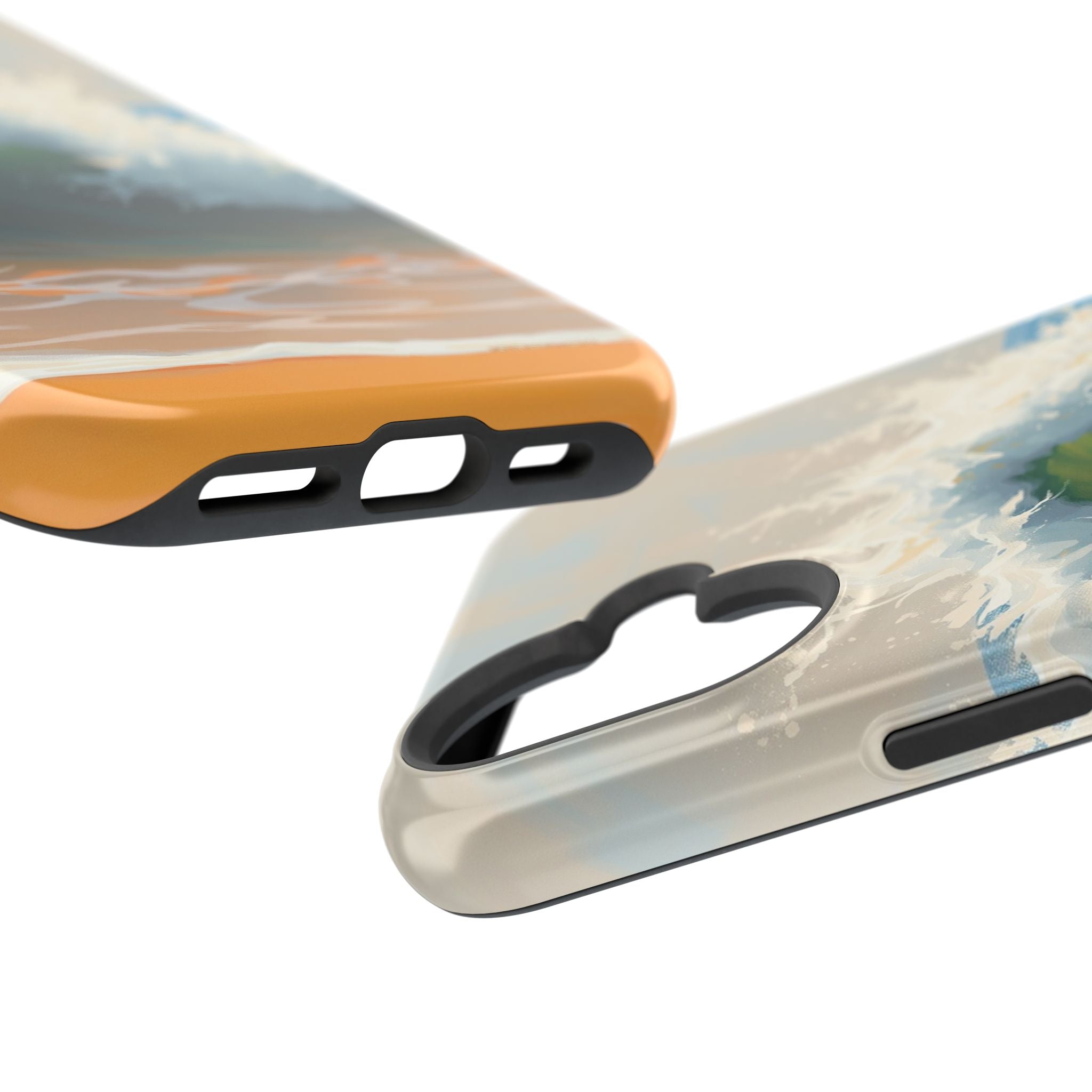 iPhone Radiant Ocean Wave Crash Design Slim Everyday Designer Case · iPhone Case