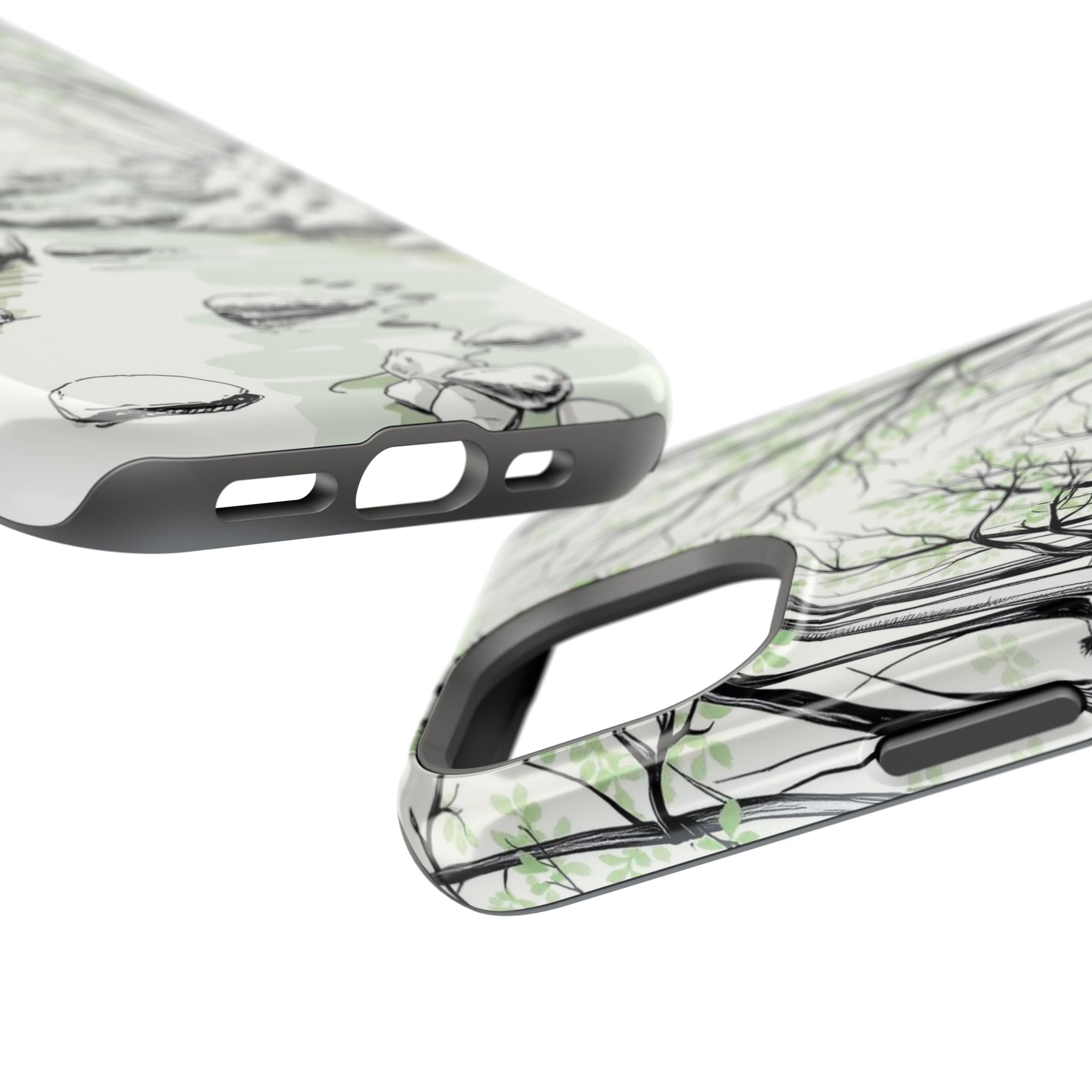 iPhone Sage And Ivory Spring Creek Bold Modern Everyday Snap Case · iPhone Case