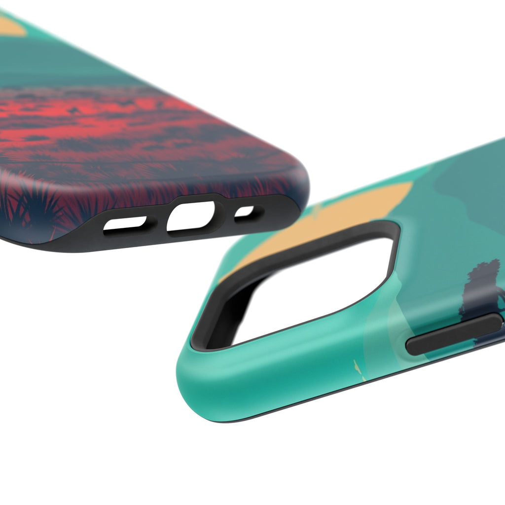 iPhone Savanna Horizon Vintage Retro Poster Slim iPhone Everyday · iPhone Case