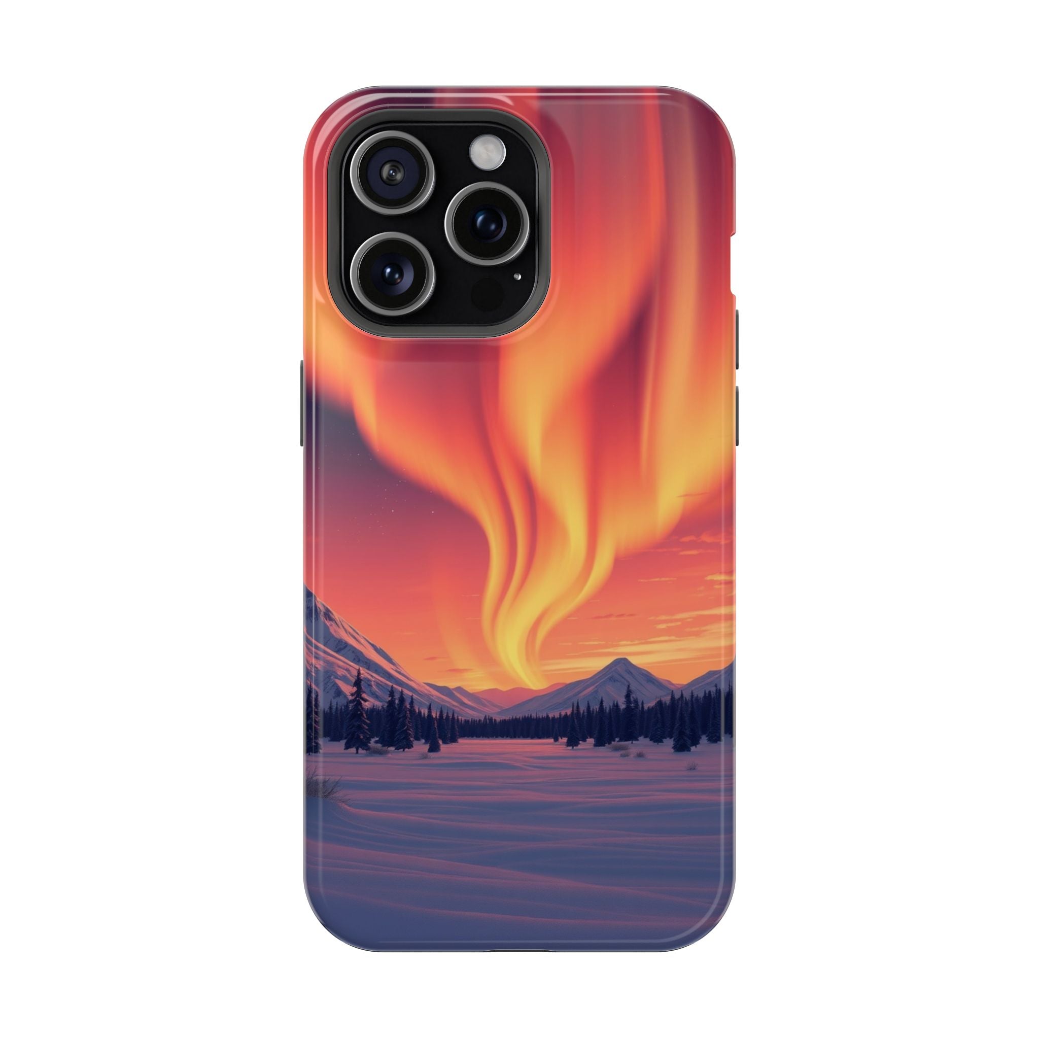 iPhone Sunset Amber And Peach Northern Lights Slim iPhone Everyday · iPhone Case