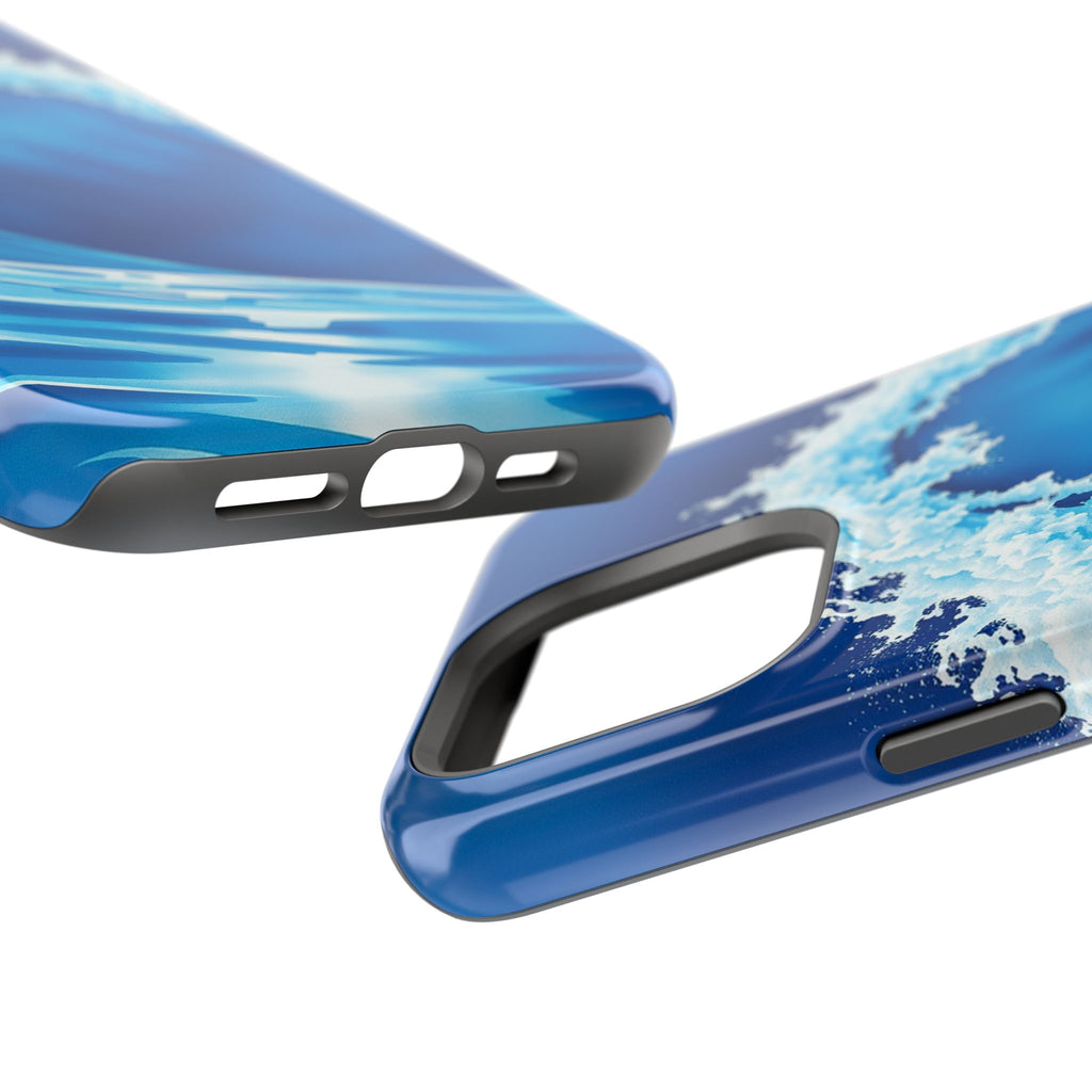 iPhone Serene Wave Interference Design Slim Everyday Designer Case · iPhone Case