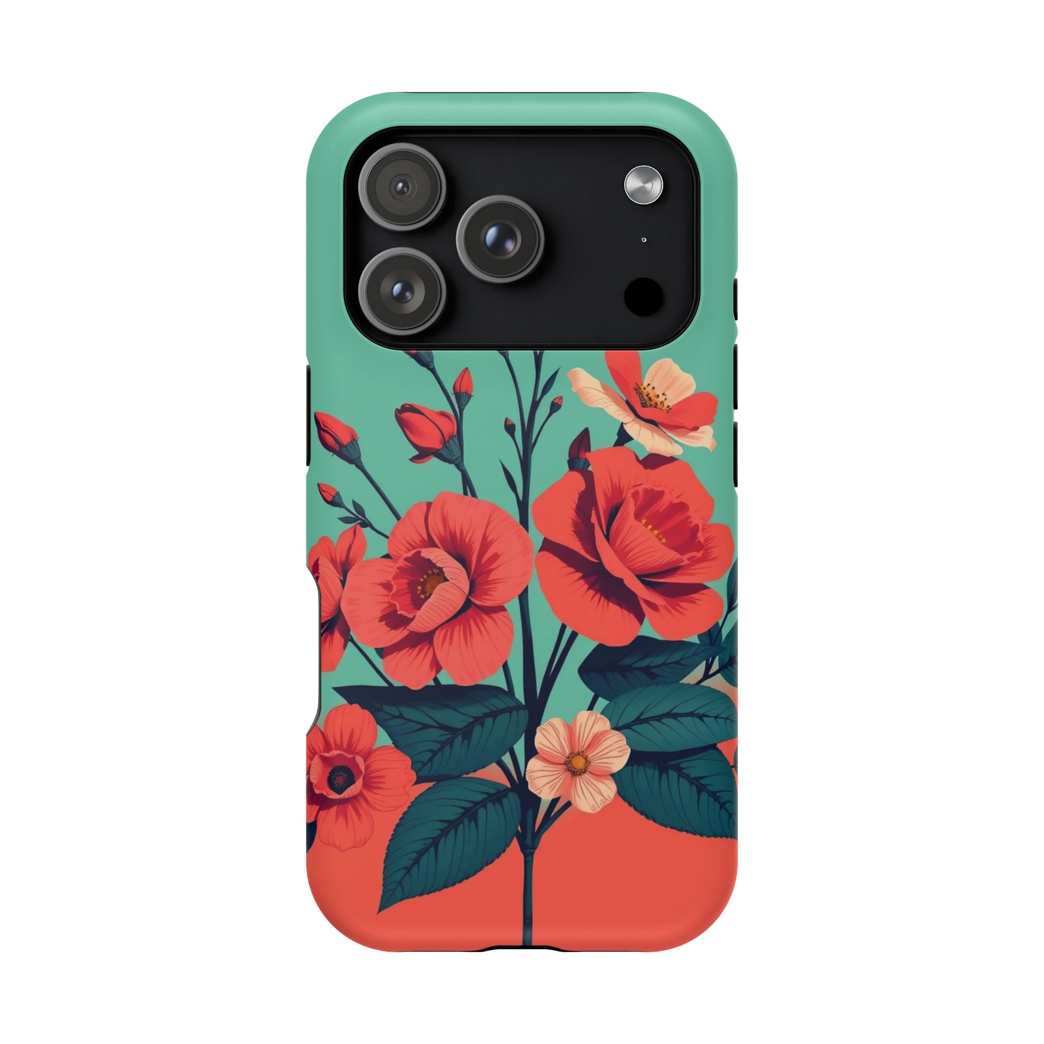 iPhone Pin-up Floral Cinematic Art Bold Modern Everyday Snap Case · iPhone Case