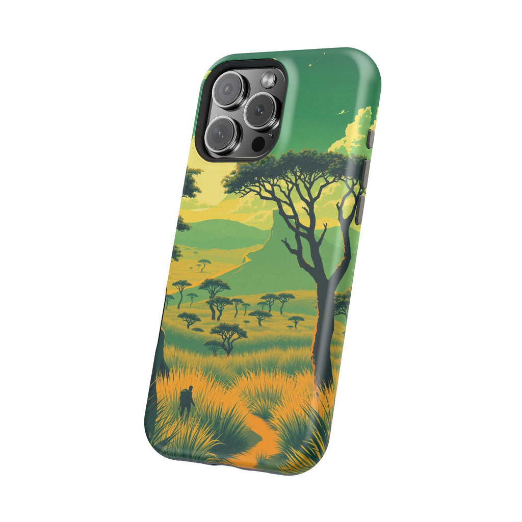 iPhone Savanna Horizon Pixel Art -Bit Slim Everyday Designer Case · iPhone Case