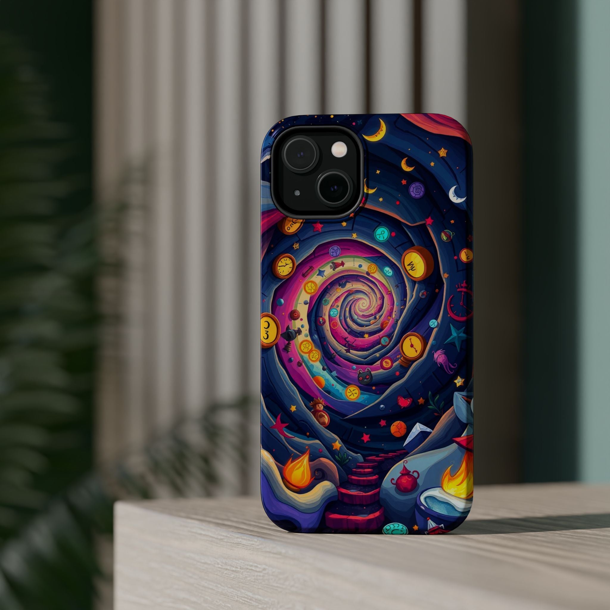 iPhone Time Portal Swirl Kids Fun iPhone Phone Case Gift Clean Minimal · iPhone