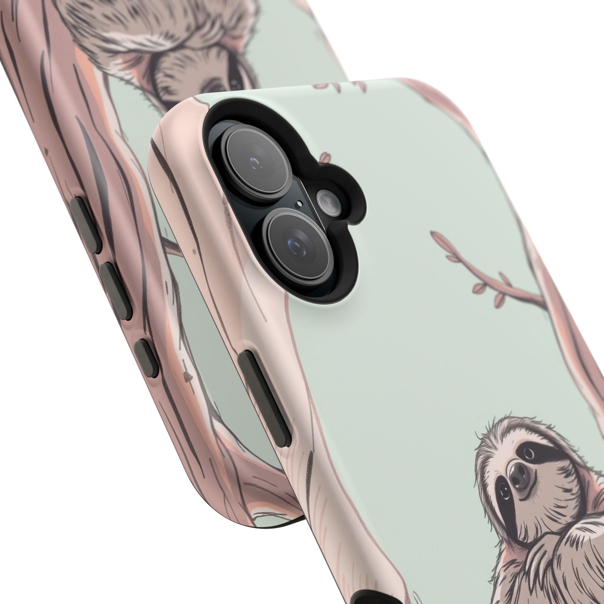 iPhone Cozy Sloth Mode Hand-Drawn Sketch Slim Everyday Designer Case · iPhone Ca