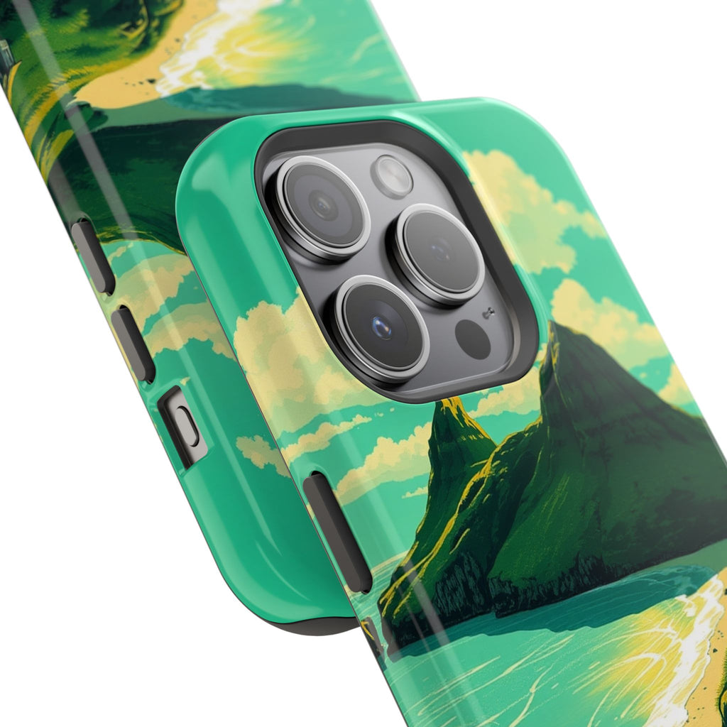 iPhone Hibiscus Coast Hand-Drawn Sketch Slim Everyday iPhone Designer · iPhone C
