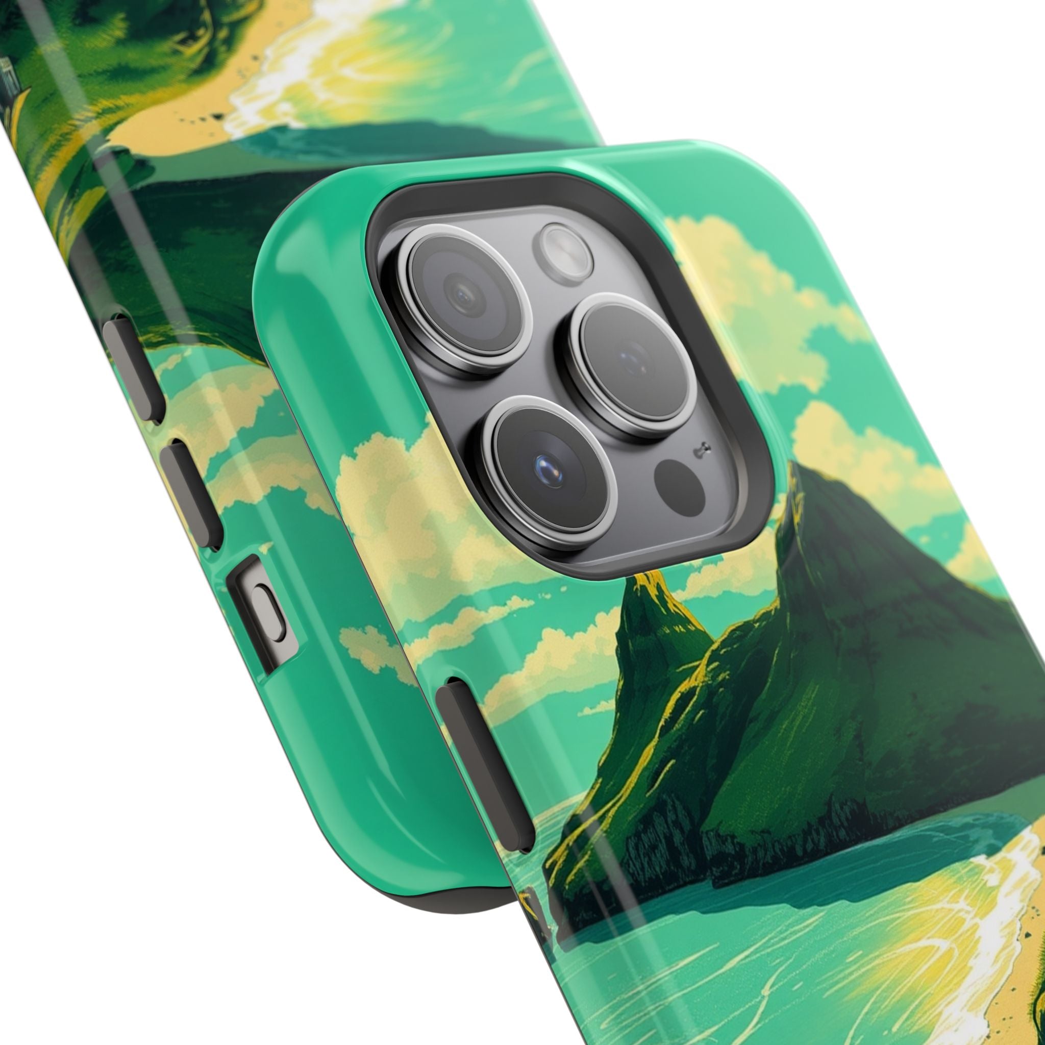 iPhone Hibiscus Coast Hand-Drawn Sketch Slim Everyday iPhone Designer · iPhone C