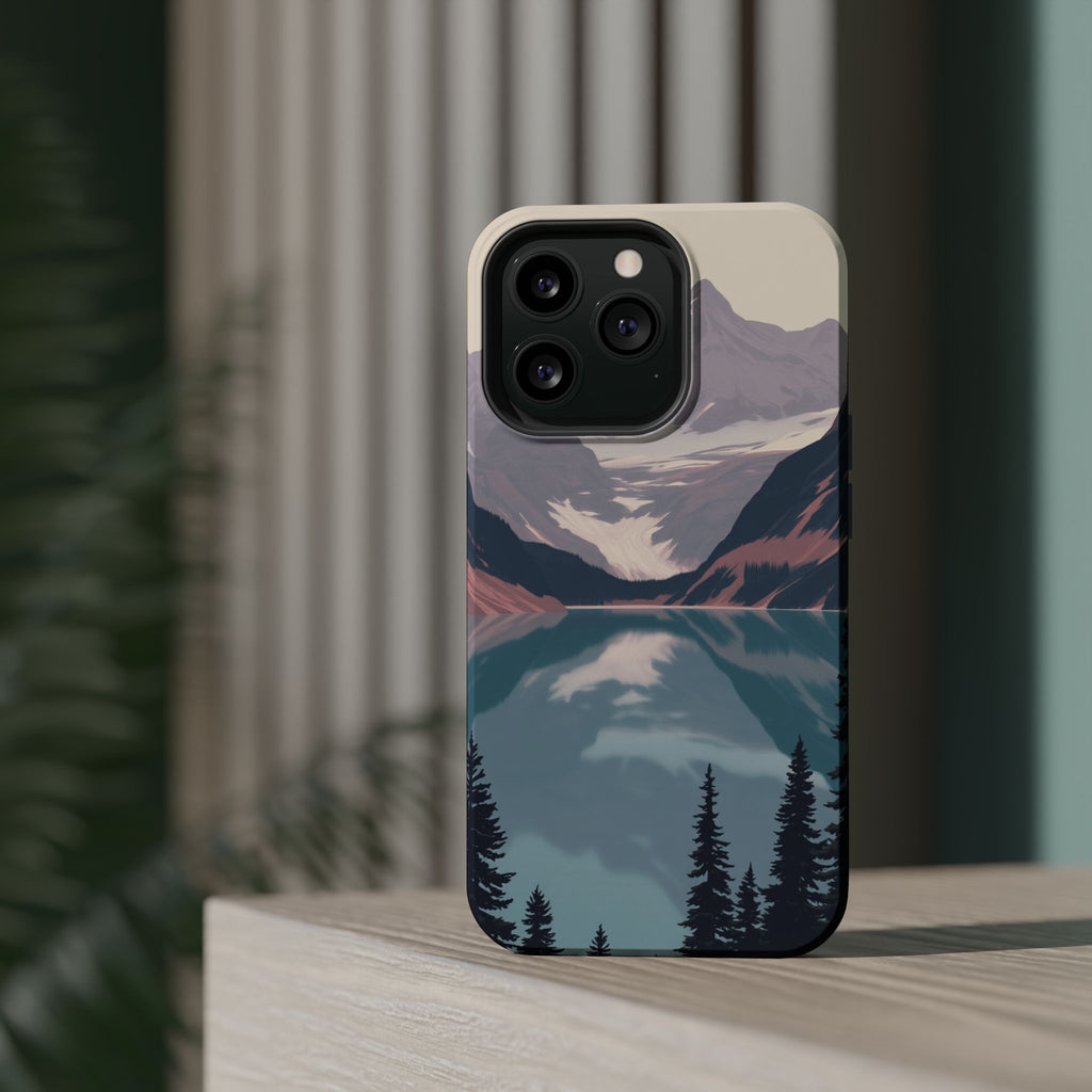 iPhone Rose Pink And Cream Glacier Lake Slim Everyday iPhone 18 · iPhone Case