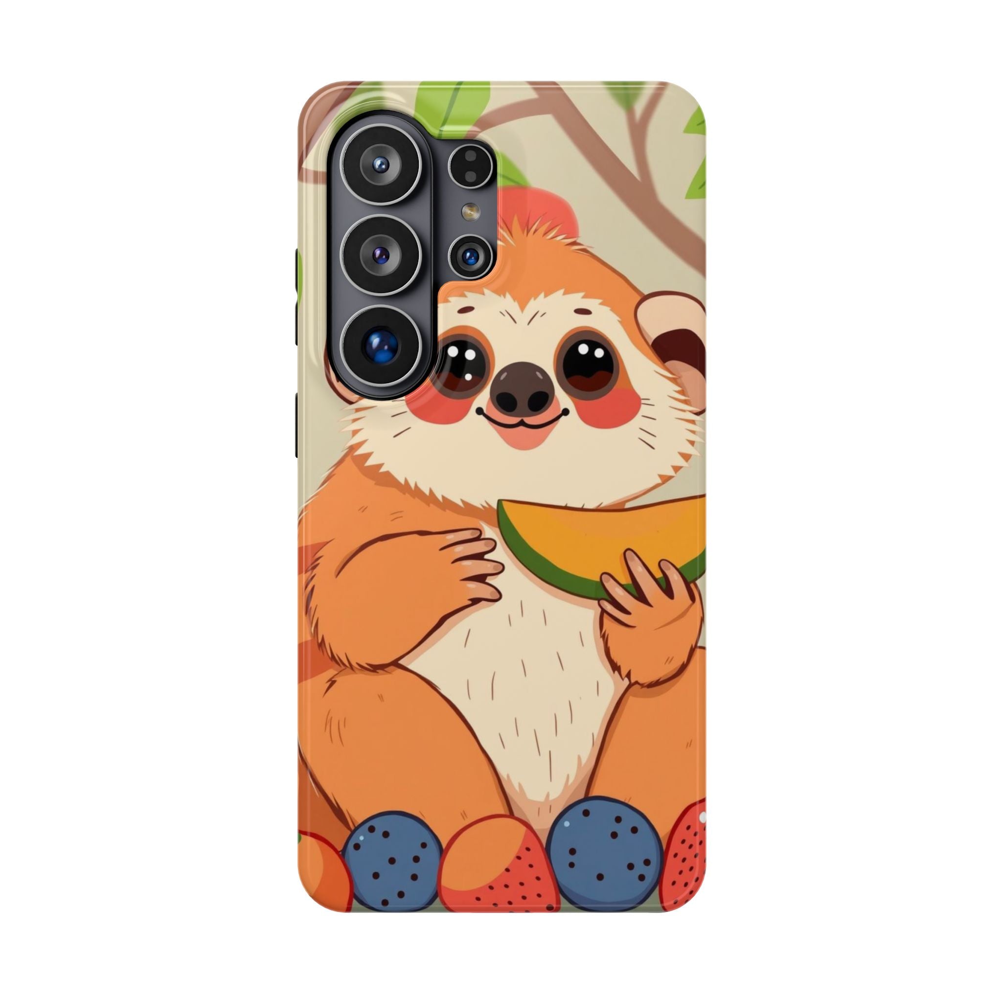 iPhone Slow Loris with Fruit Kids Fun iPhone Phone Case Gift Slim · iPhone Case