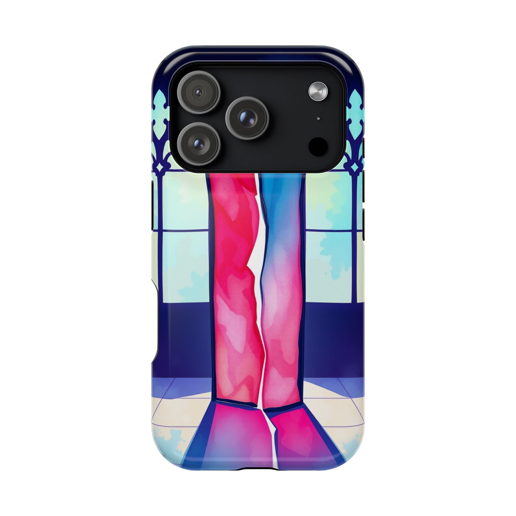 iPhone Stained Glass Break Electric Art Slim Everyday iPhone Designer · iPhone C