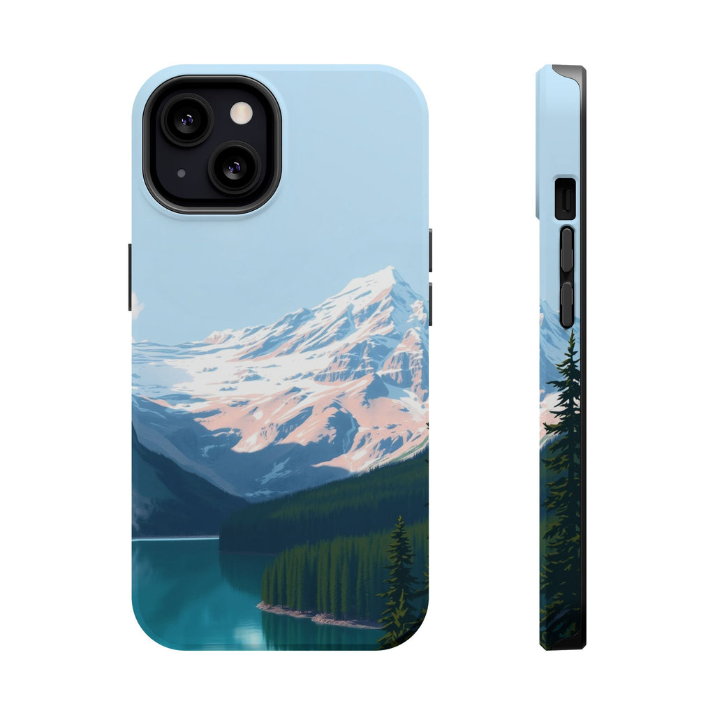 iPhone Serene Glacier Lake Design Bold Modern Everyday Snap Case · iPhone Case