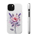 iPhone Lavender And Pearl Floral Watercolor Splash iPhone Artistic · iPhone Case