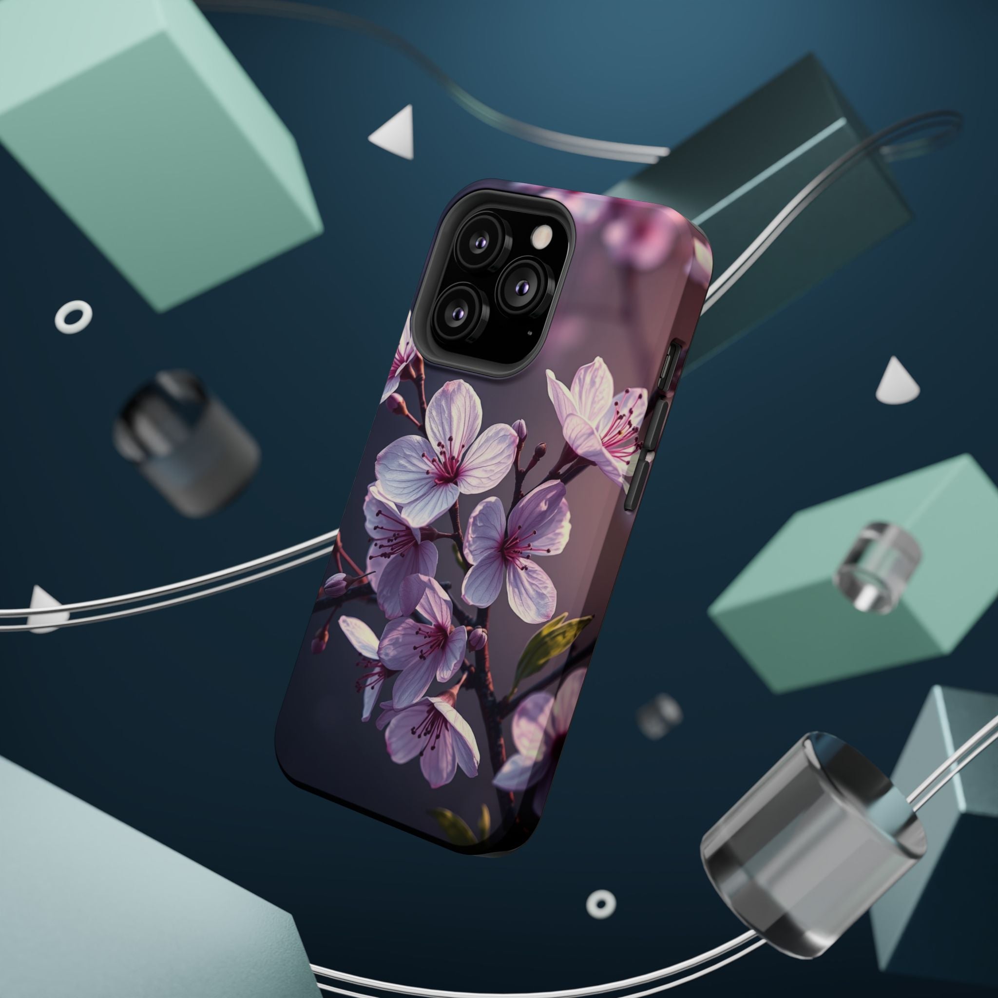 iPhone Cherry Blossom Enchanted Art Artistic Everyday Cas Slim Snap Case · iPhon