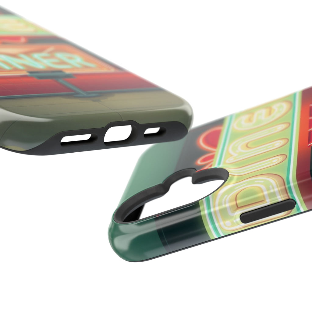 iPhone Neon Diner Sign Mystic Art Bold Modern Everyday Snap Case · iPhone Case