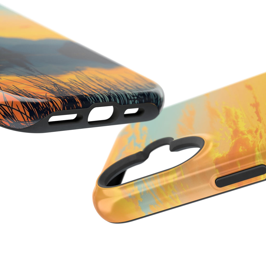 iPhone Lake at Twilight Oil Painting Impressionist iPhone Artistic · iPhone Case