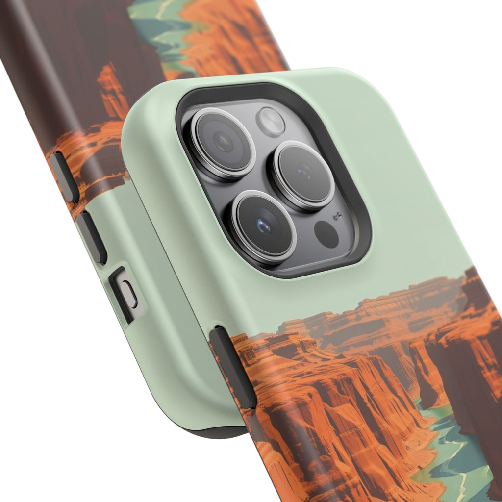 iPhone Burnt Orange And Sand River Canyon Slim iPhone Everyday Designer · iPhone