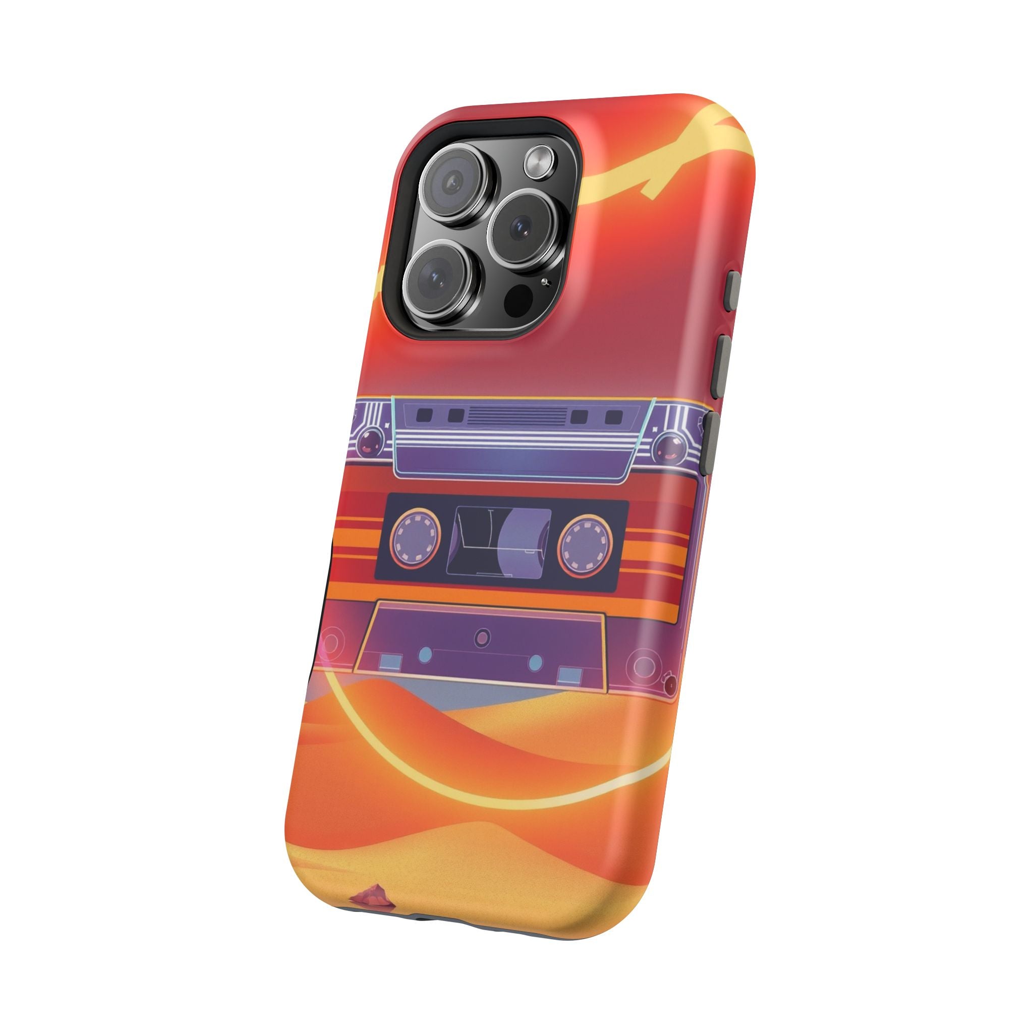 iPhone Cassette Tape Rewind Bold Art Slim Everyday Designer Case · iPhone Case