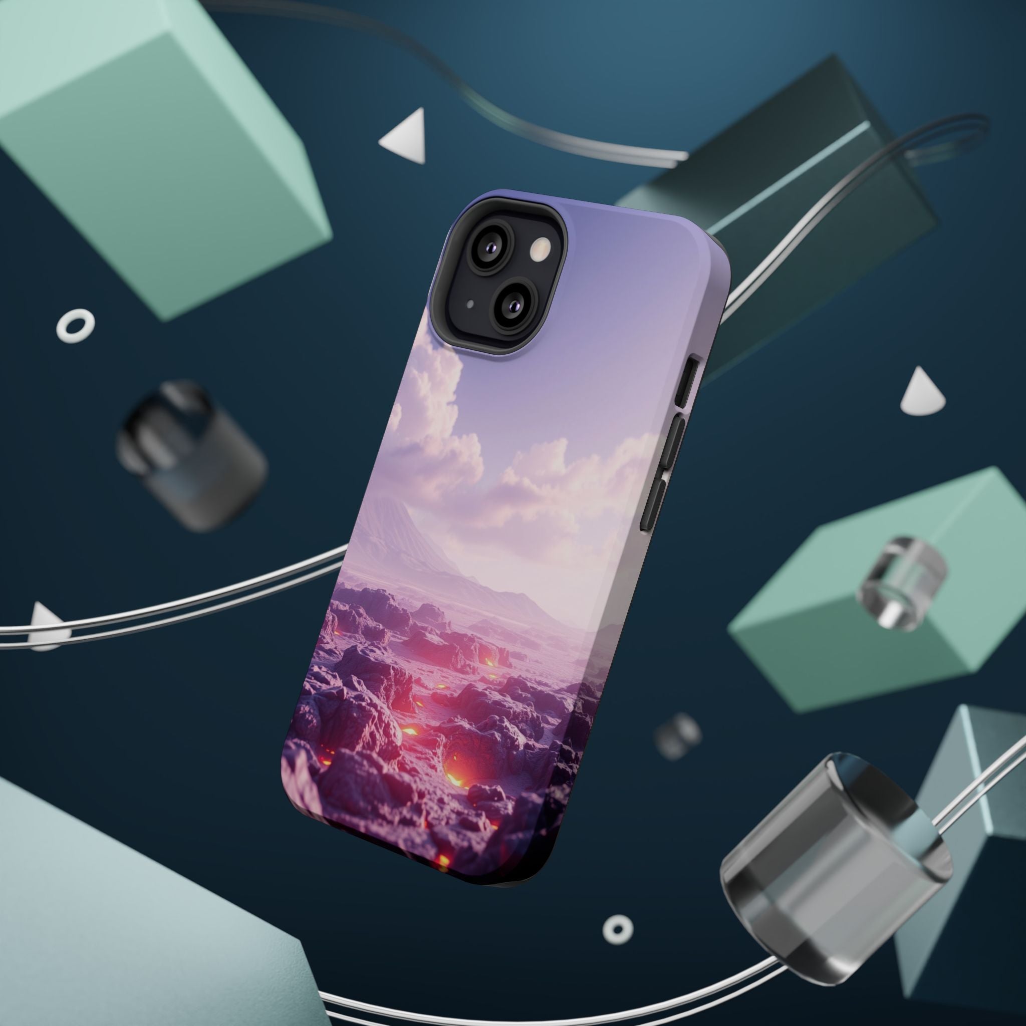 iPhone Lava Field Cinematic Art Slim Everyday Designer Case · iPhone Case