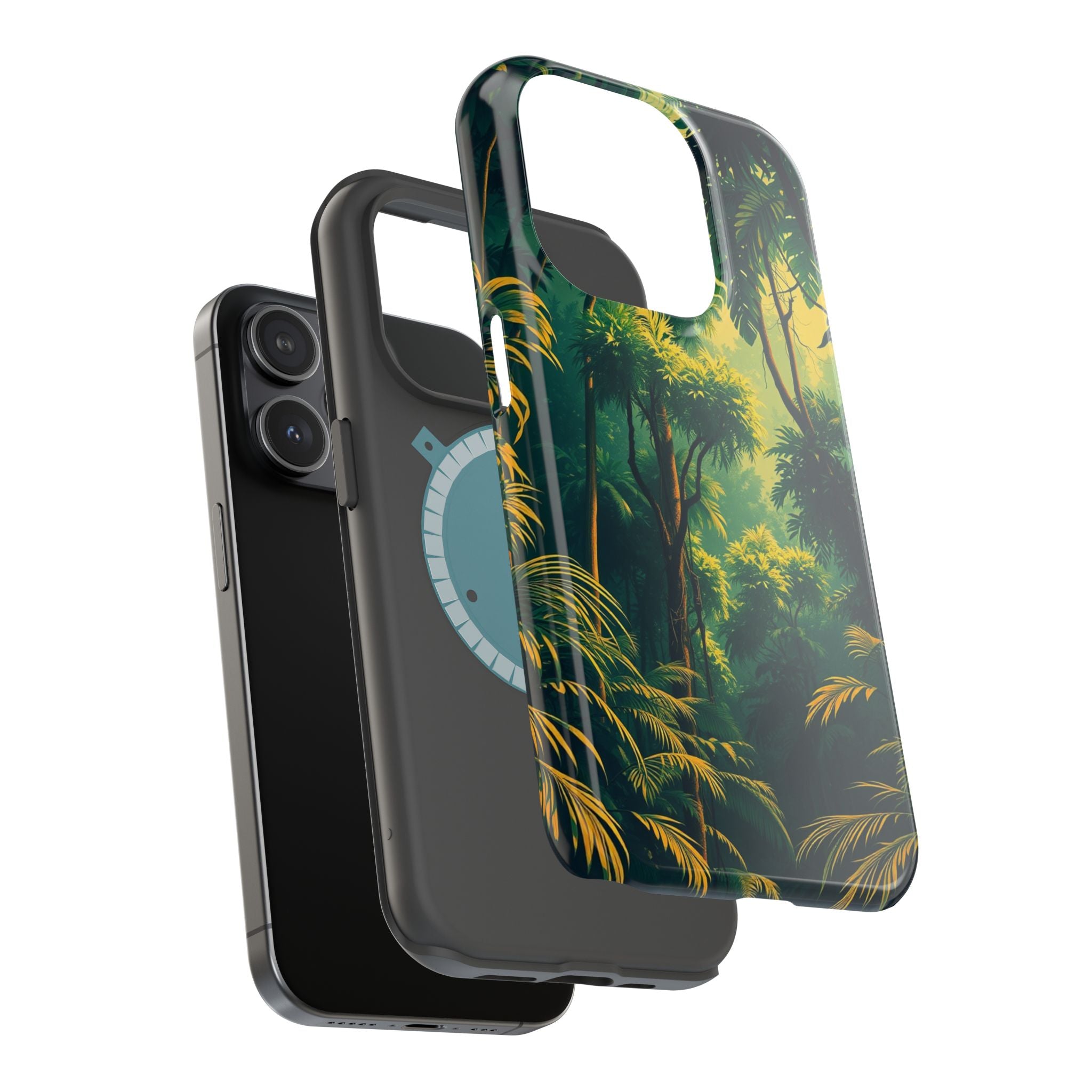iPhone Rainforest Canopy Vintage Retro Poster Slim iPhone Everyday · iPhone Case