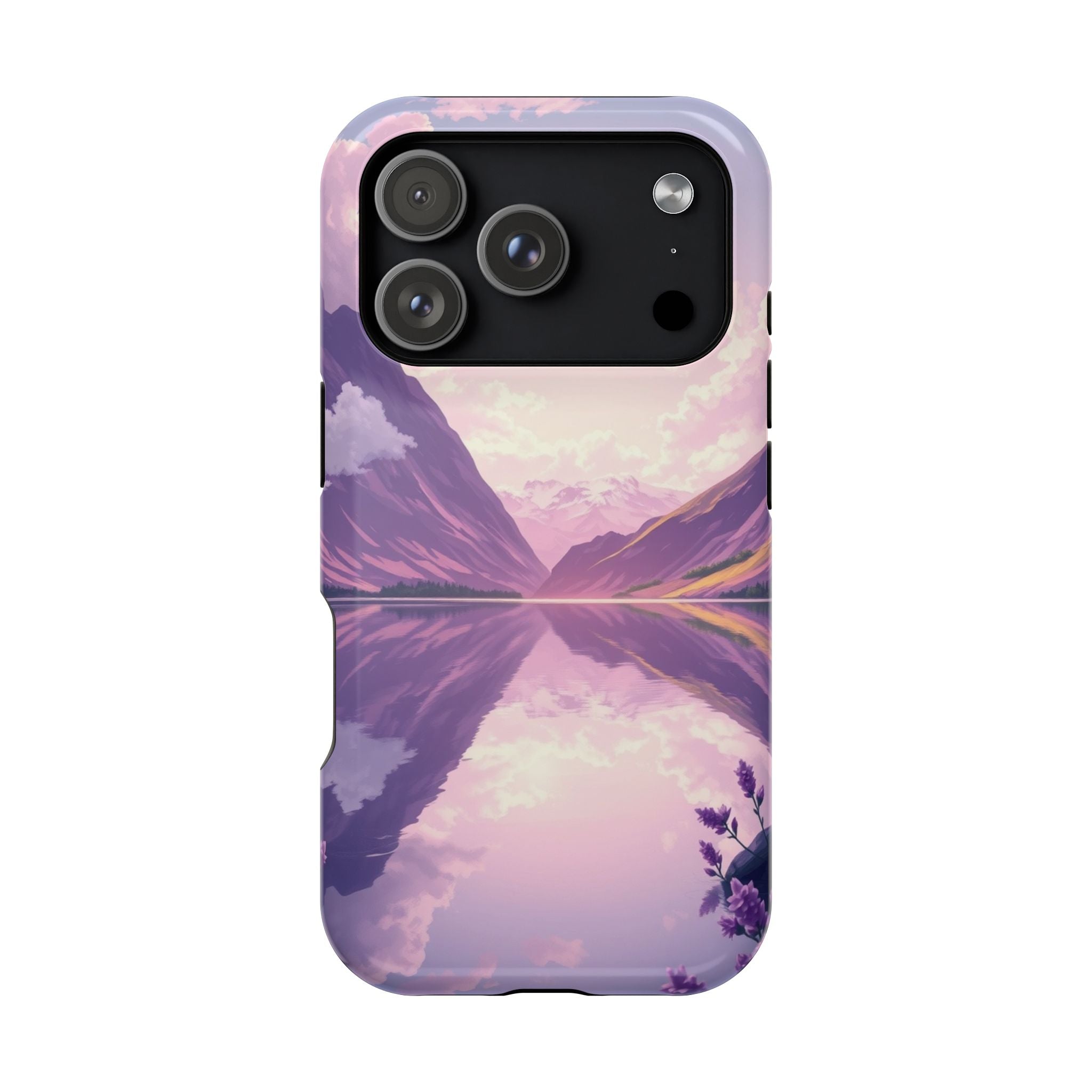 iPhone Lavender And Pearl Fjord Reflection Slim iPhone Everyday · iPhone Case
