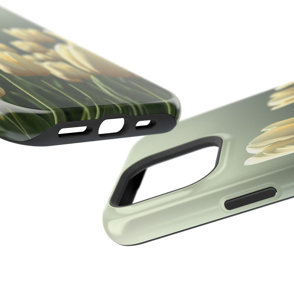 iPhone Tulip Row Serene Design Slim Everyday Designer Case · iPhone Case