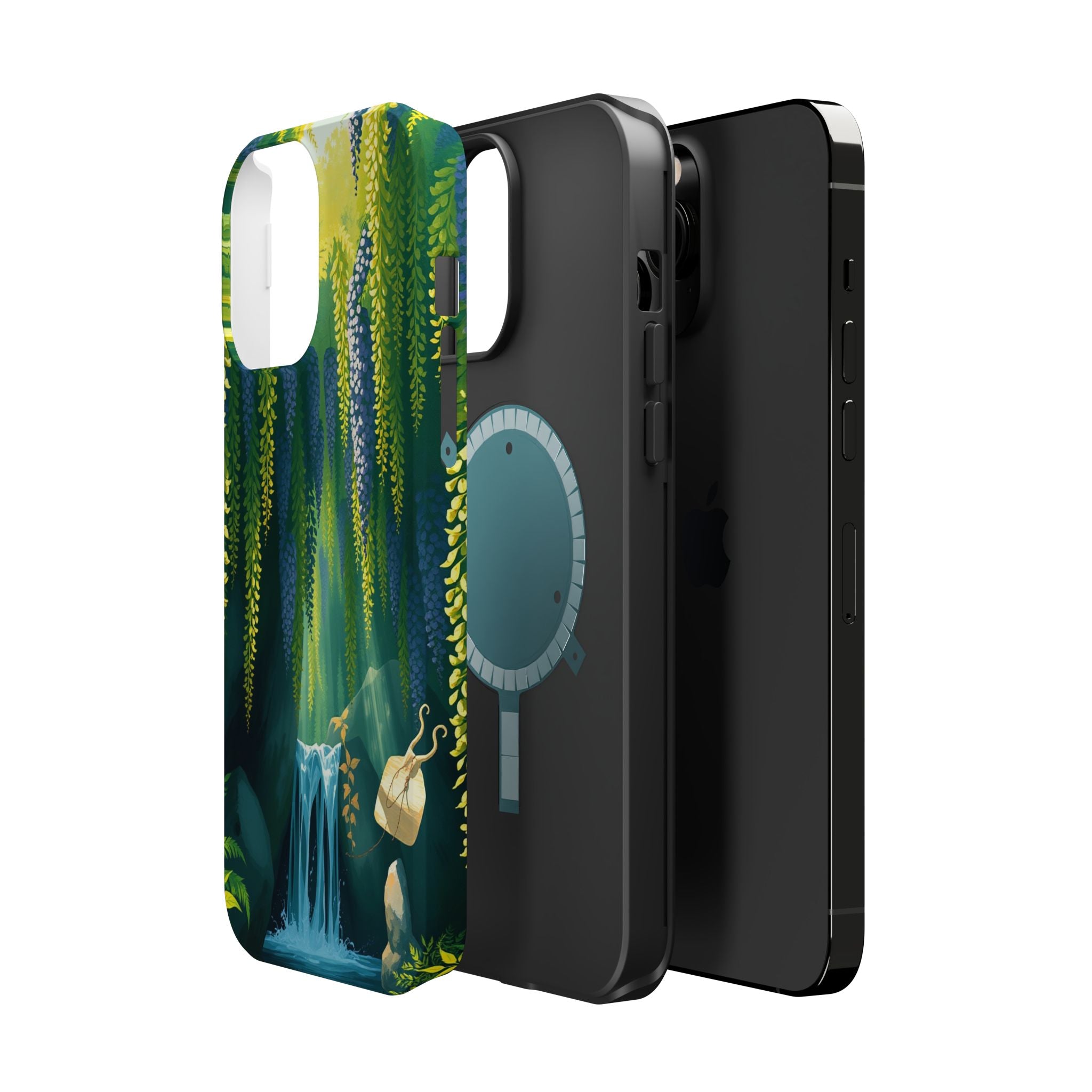 iPhone Wisteria Cascade Mystic Art Bold Modern Everyday Snap Case · iPhone Case