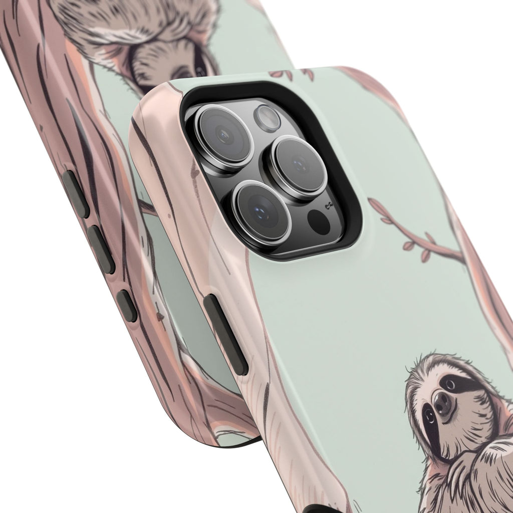 iPhone Cozy Sloth Mode Hand-Drawn Sketch Slim Everyday Designer Case · iPhone Ca