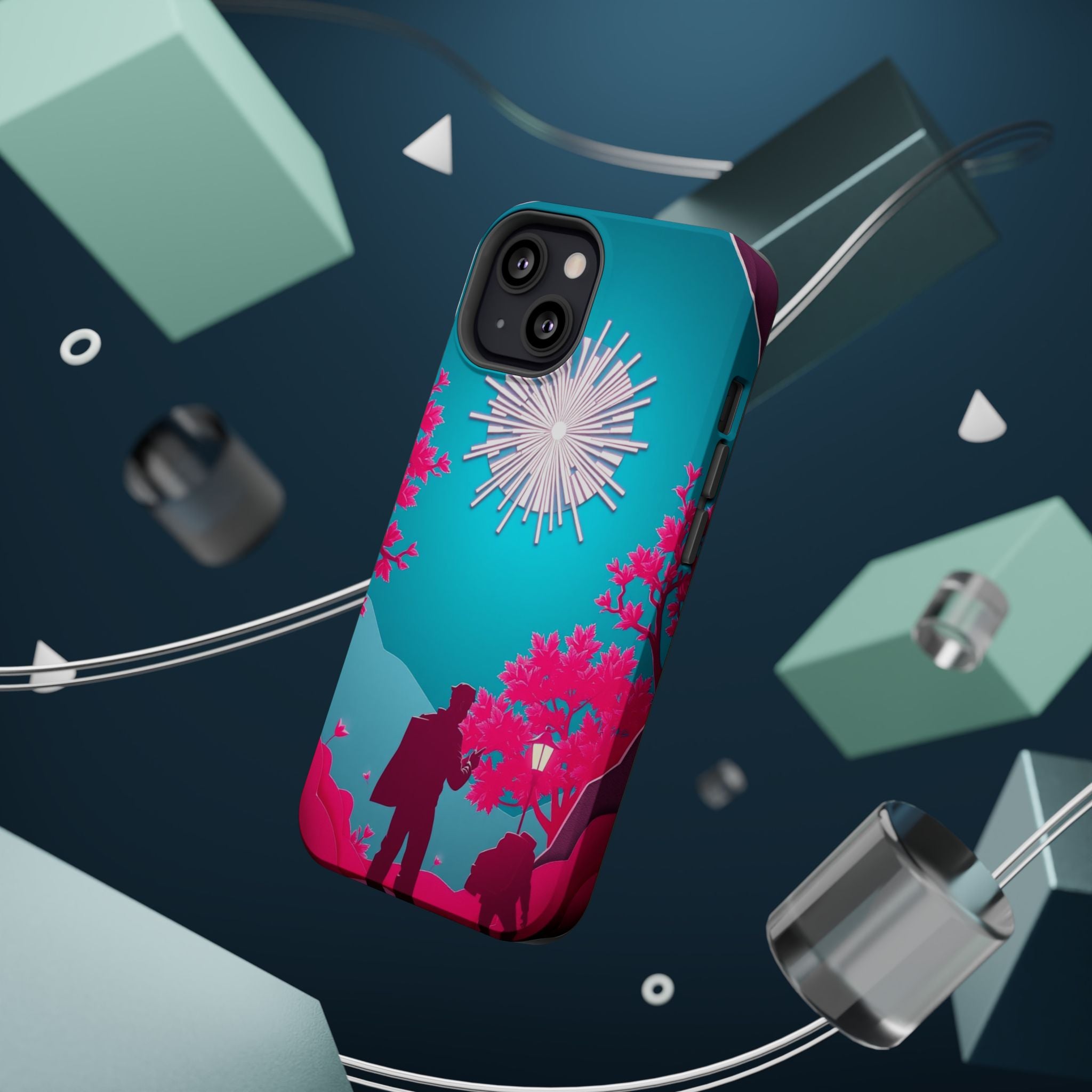 iPhone Bud Burst Paper Cut Art Slim Everyday Designer Case · iPhone Case