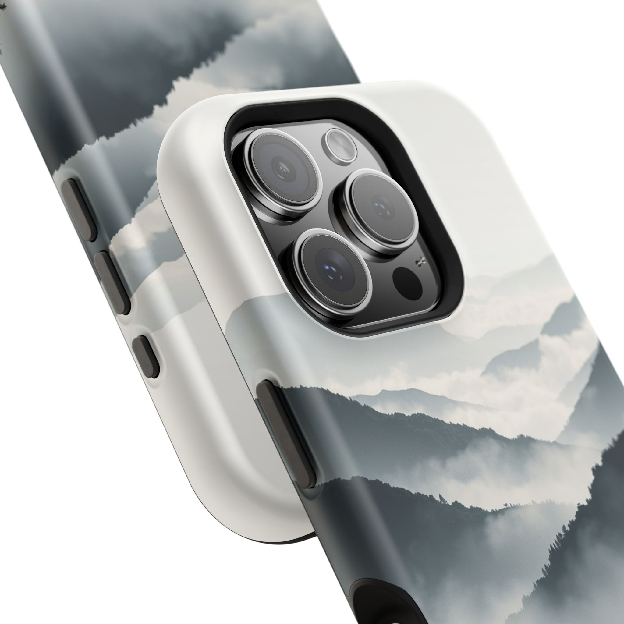 iPhone Dreamy Fog Rolling Over Hills Design Slim iPhone Everyday · iPhone Case