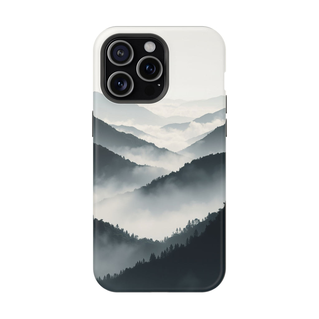 iPhone Dreamy Fog Rolling Over Hills Design Slim iPhone Everyday · iPhone Case