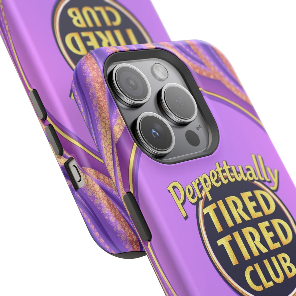 iPhone Perpetually Tired Club Bold Art Slim Everyday Designer Case · iPhone Case