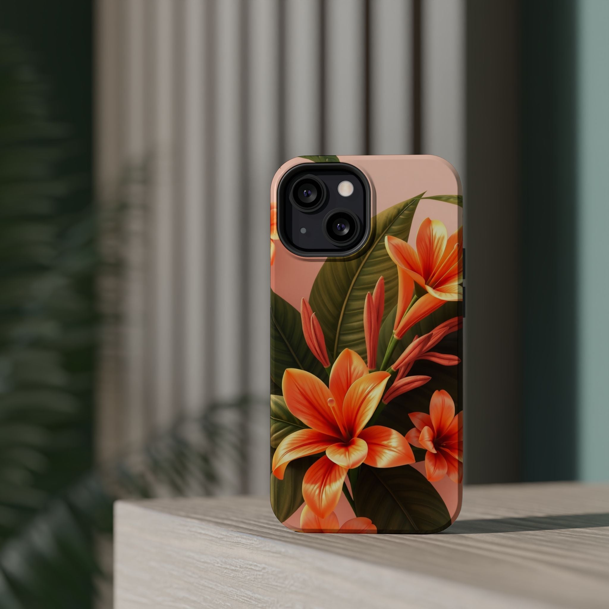 iPhone Tropical Bloom 3D Digital Bold Modern Everyday Snap Case · iPhone Case