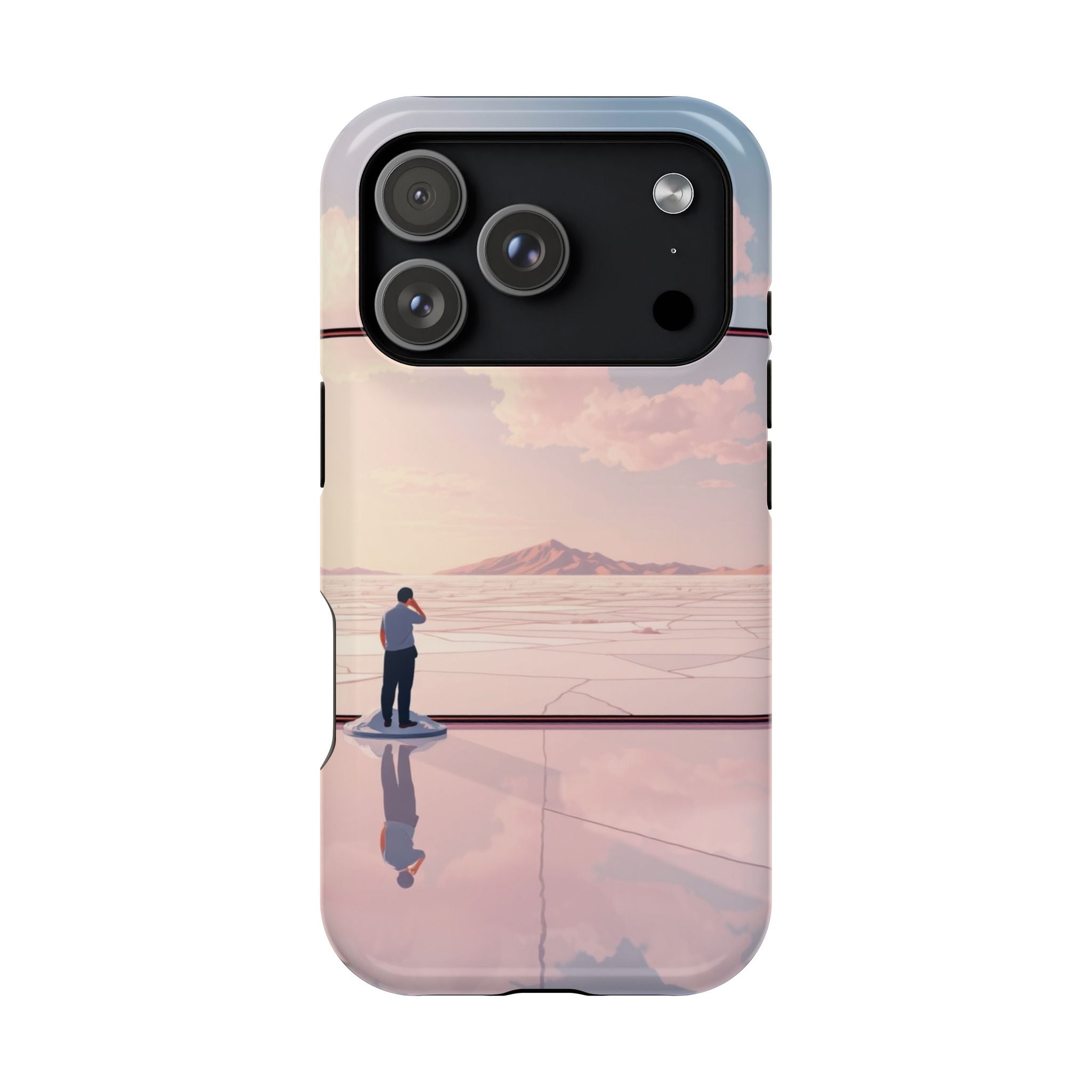 iPhone Salt Flat Mirror Stained Glass Slim Everyday Designer Case · iPhone Case