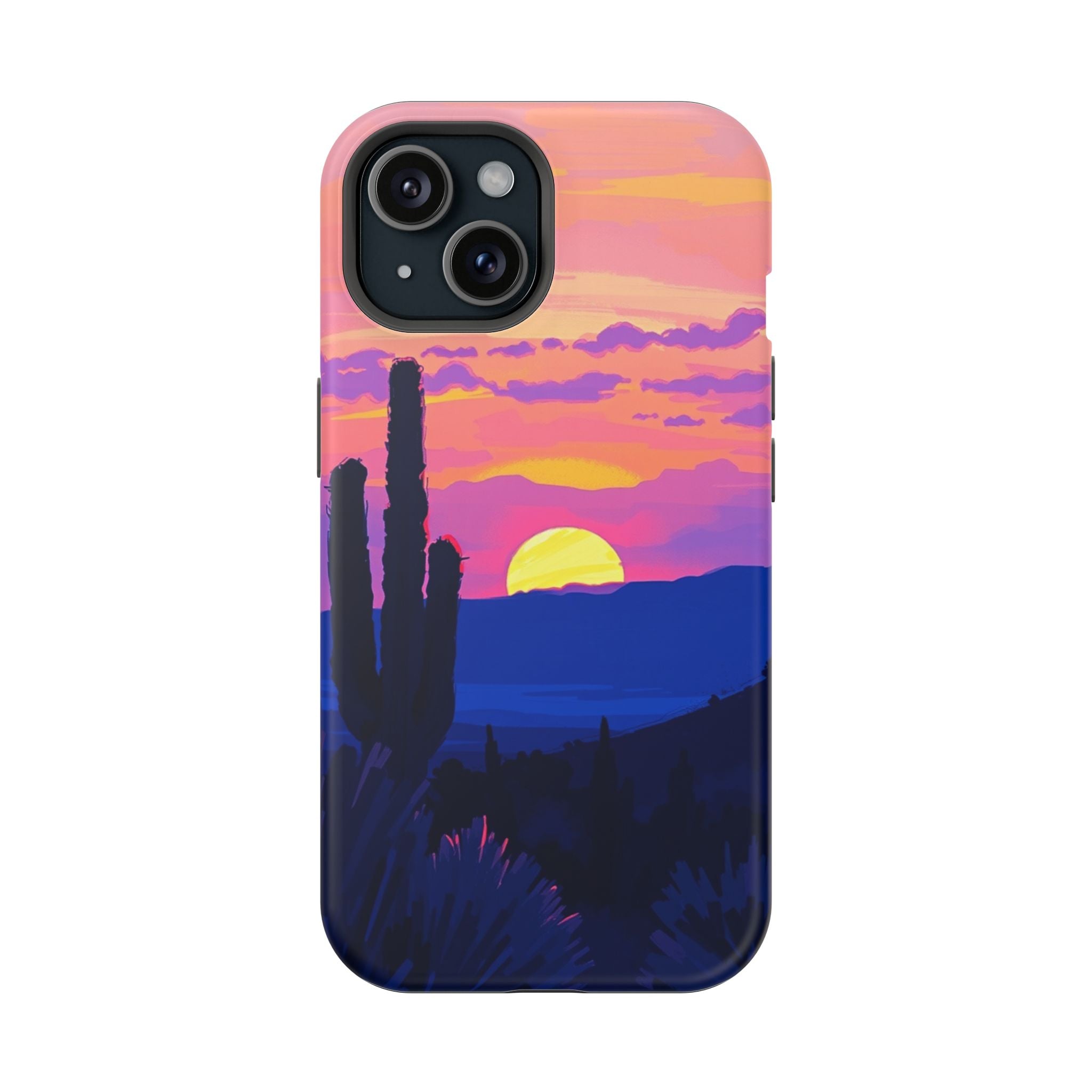 iPhone Mesa Sunset Oil Painting Impressionist Slim iPhone Everyday · iPhone Case
