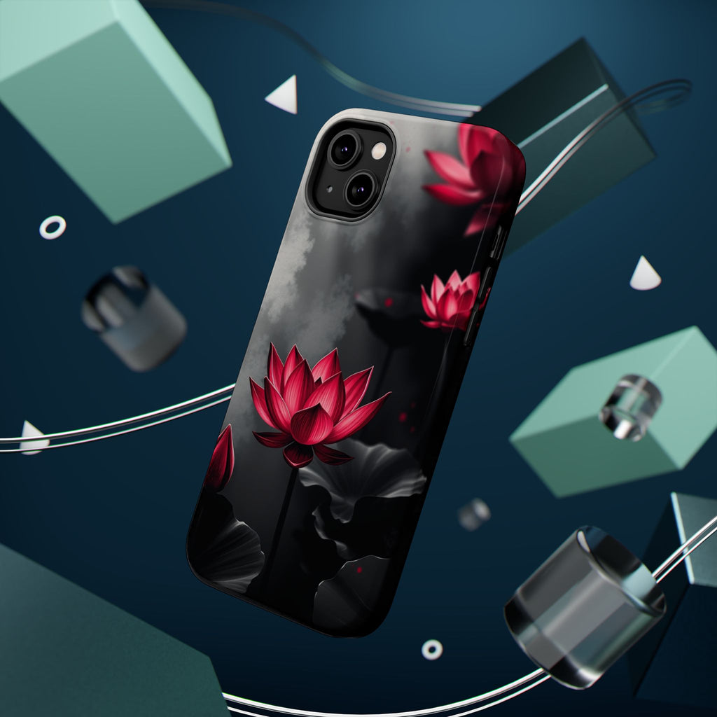 iPhone Lotus Pond Mystic Art 15 Slim Everyday Designer Case · iPhone Case