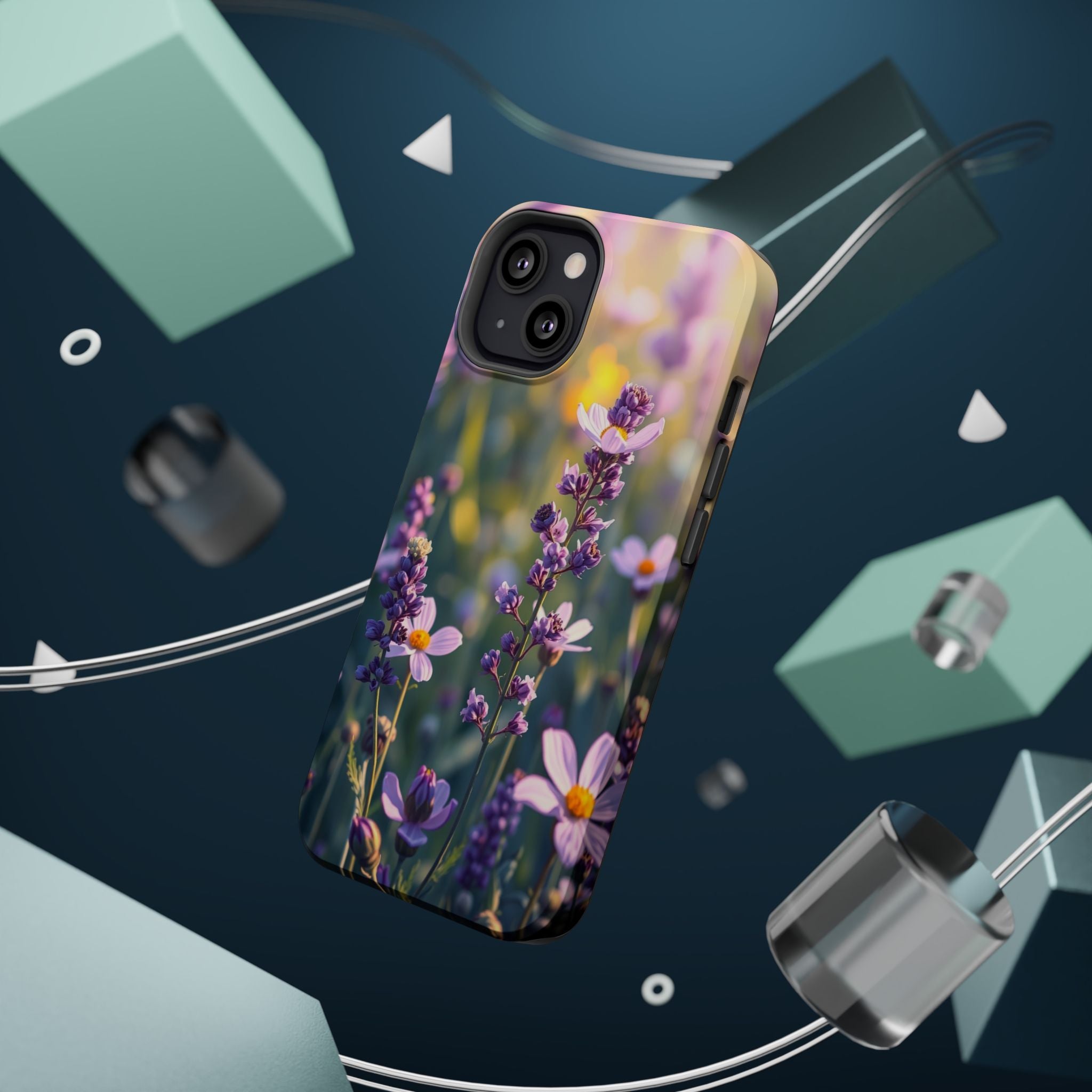 iPhone Lavender And Pearl Wildflower Field Slim iPhone Everyday · iPhone Case