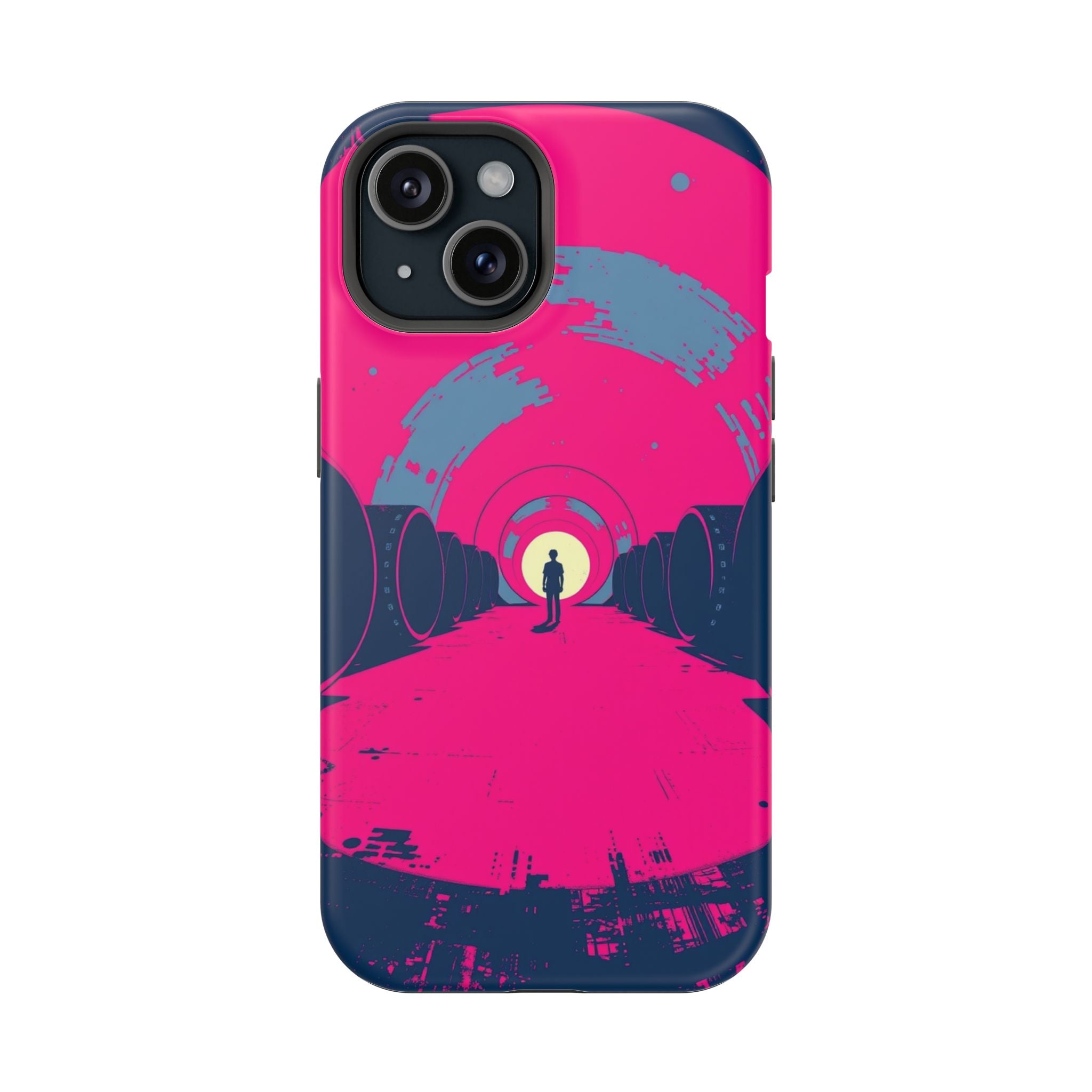 iPhone 1960s Mod Circles Bold Art Bold Modern Everyday Snap Case · iPhone Case