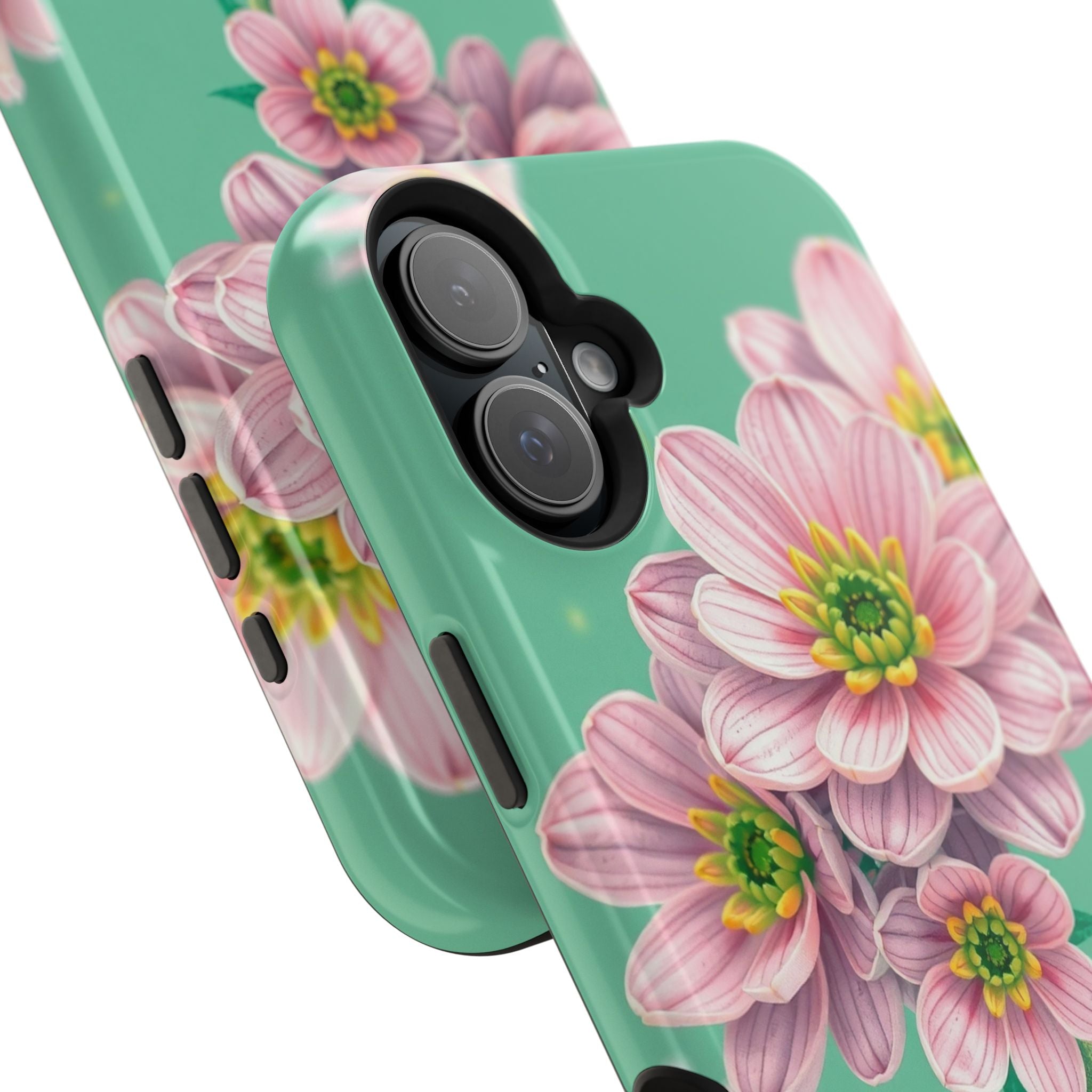 iPhone Vibrant Ranunculus Stack Design Slim Everyday Designer Case · iPhone Case