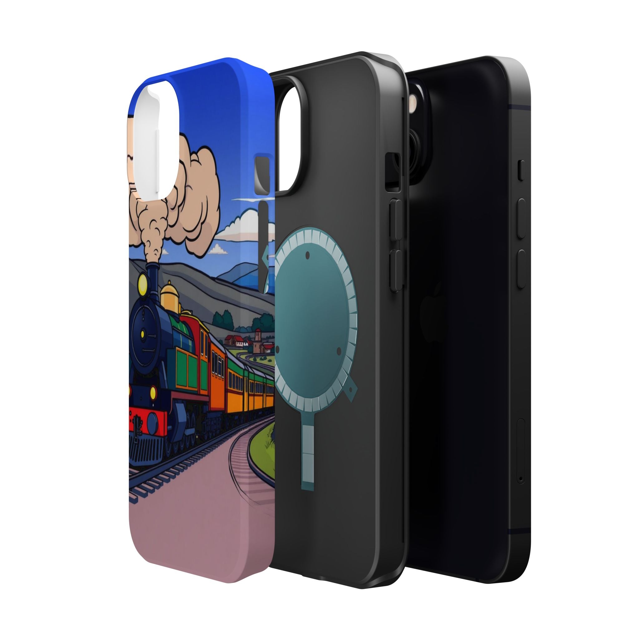 iPhone Steam Locomotive Puff Kids Fun iPhone Phone Case Gift Slim · iPhone Case