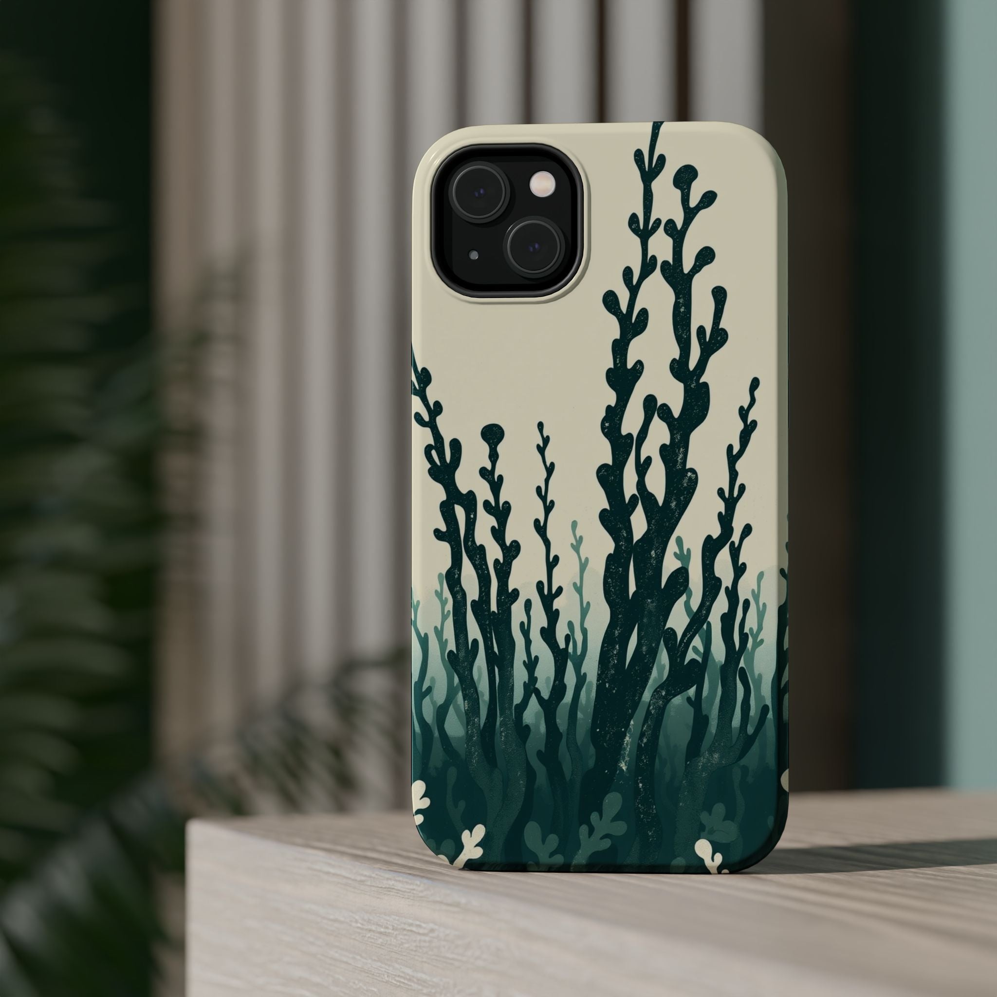 iPhone Radiant Kelp Forest Design 15 Slim Everyday Designer Case · iPhone Case
