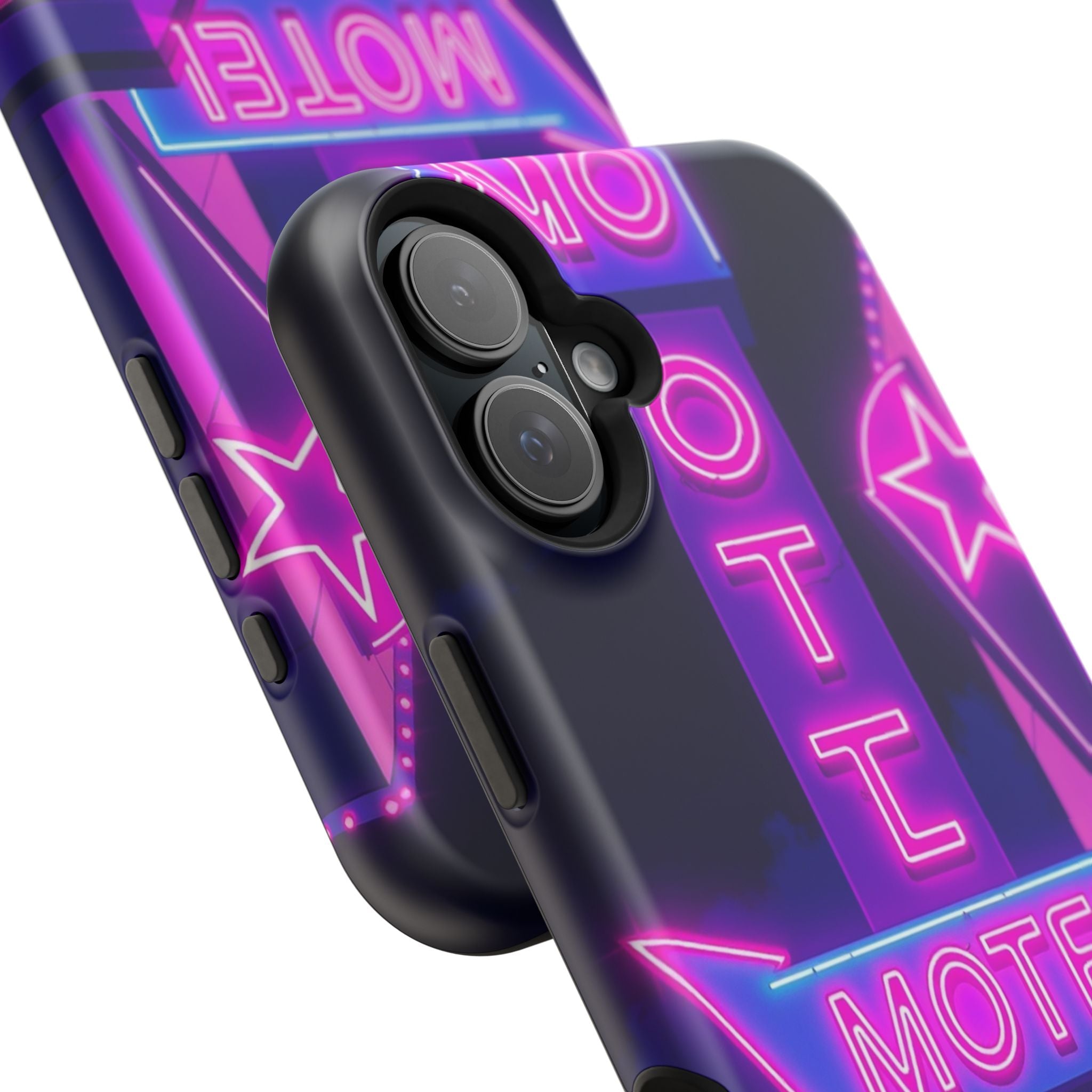 iPhone Neon Sign Motel Enchanted Art Slim Everyday Designer Case · iPhone Case