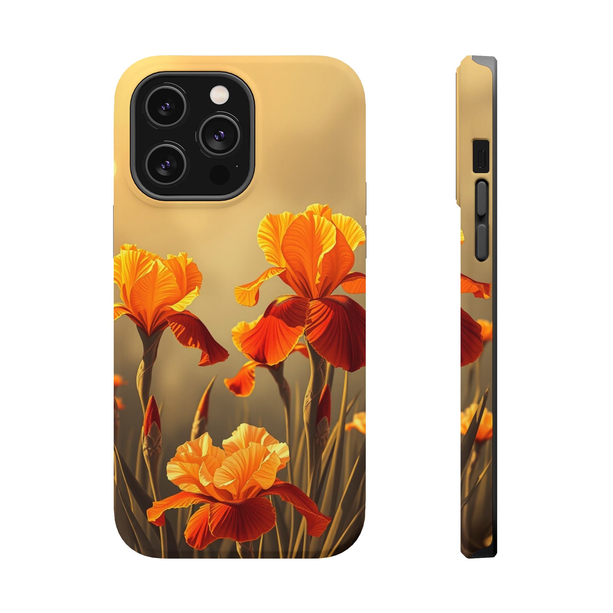 iPhone Iris Garden Gold Foil Luxury Slim Everyday Designer Case · iPhone Case