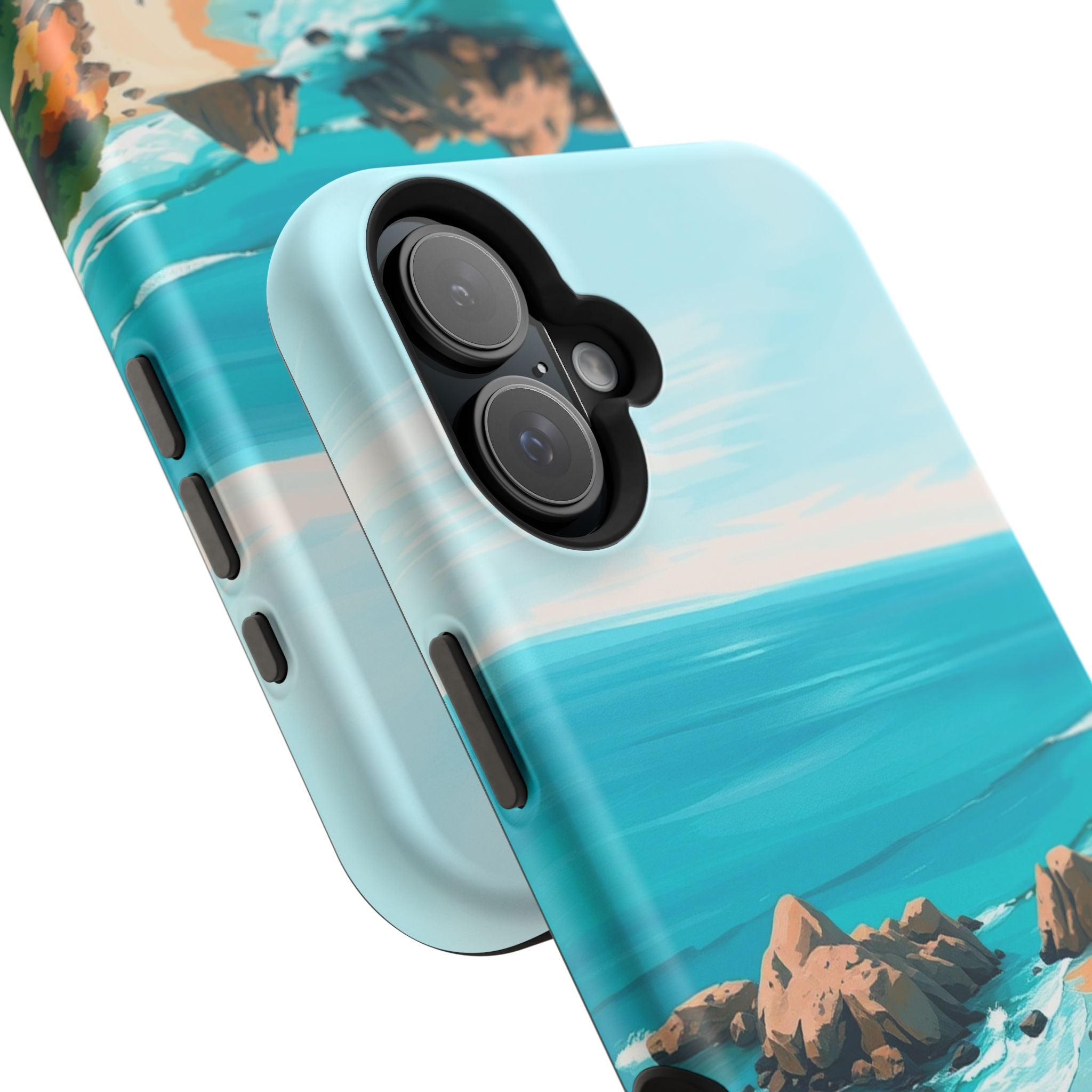 iPhone Pebble Beach Cinematic Art Bold Modern Everyday Snap Case · iPhone Case