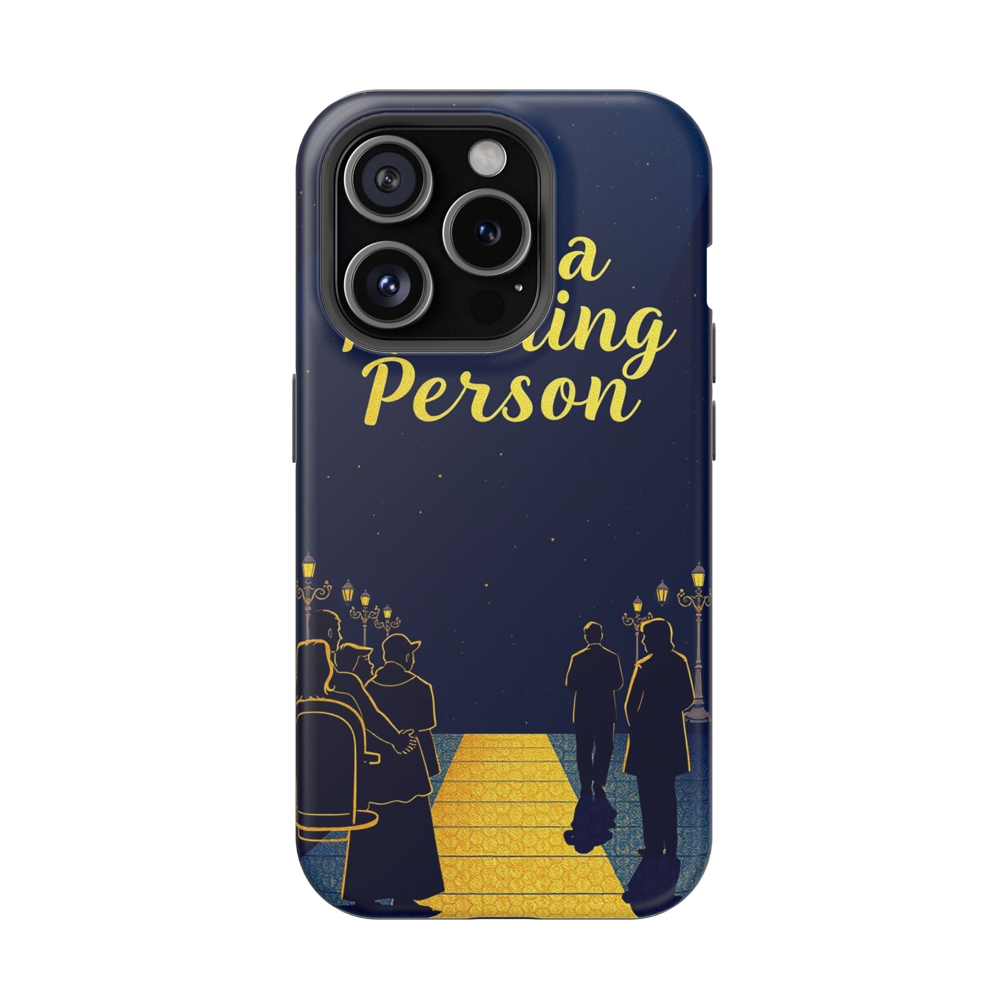 iPhone Midnight Blue And Silver Not a Morning Person Slim Snap Case · iPhone Cas