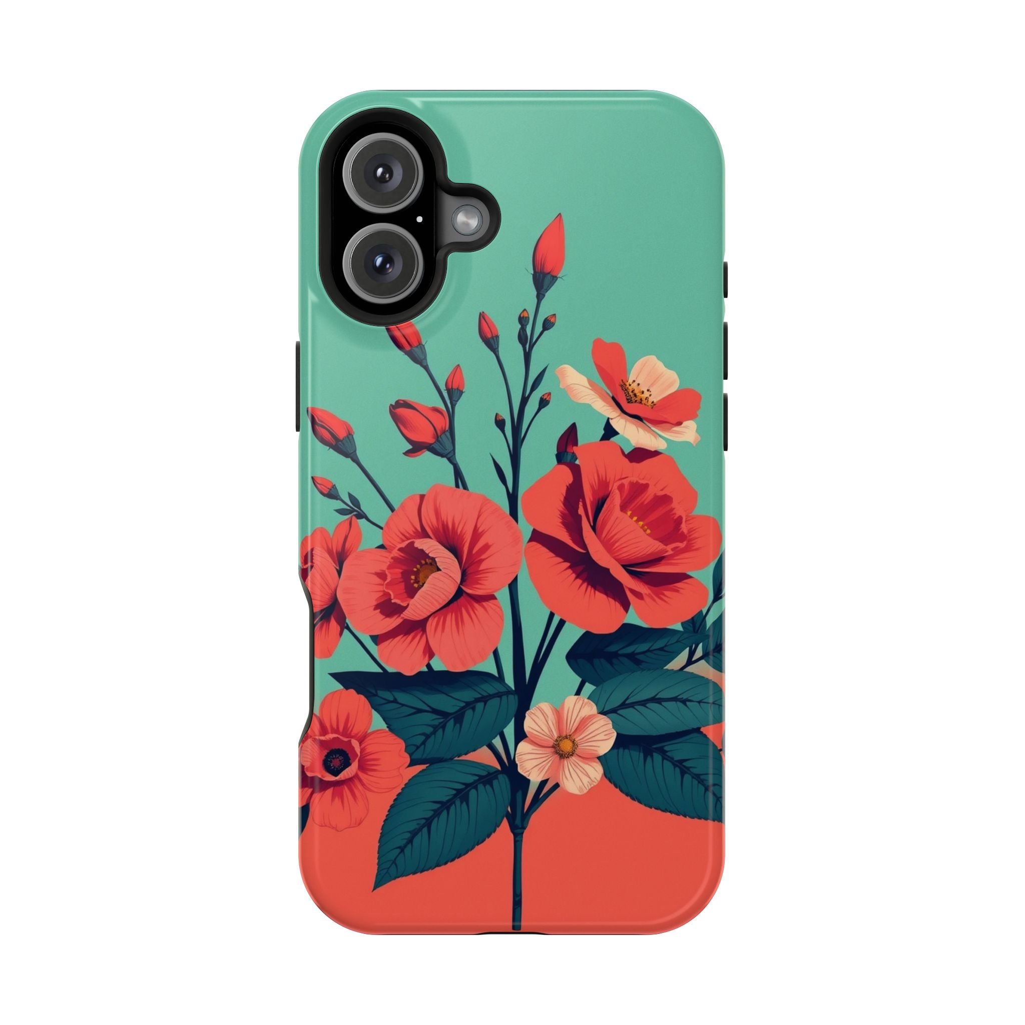 iPhone Pin-up Floral Cinematic Art Bold Modern Everyday Snap Case · iPhone Case