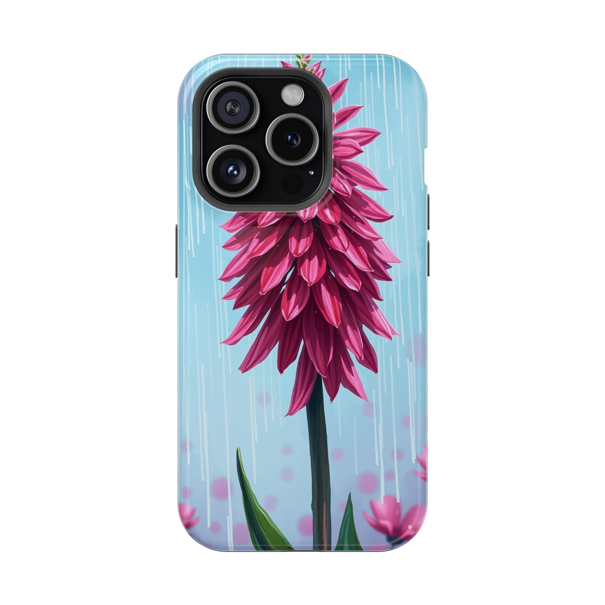 iPhone Cyan And Magenta Spring Shower Bloom Slim iPhone Everyday · iPhone Case